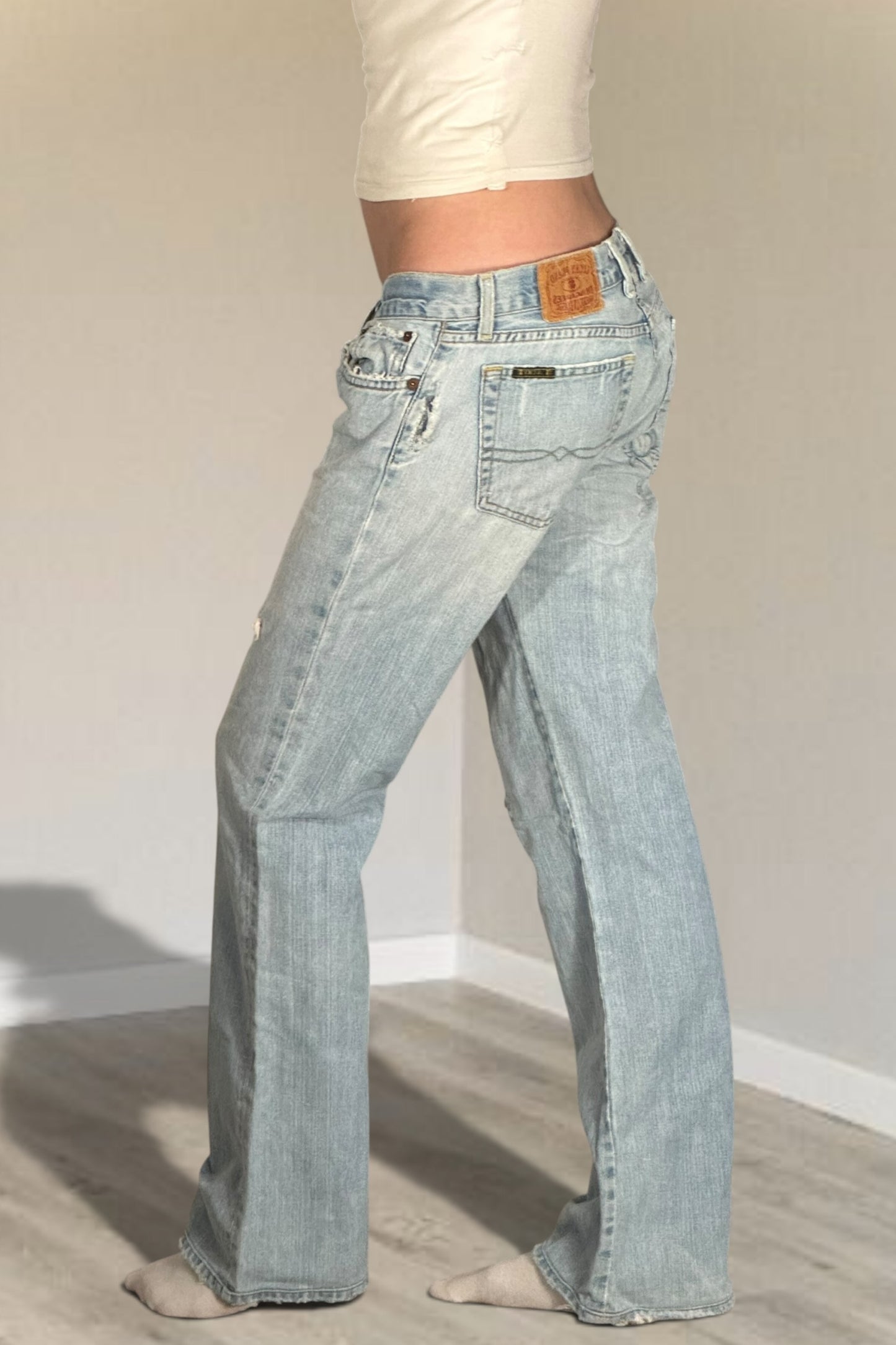 Lågmidjade jeans stl: M