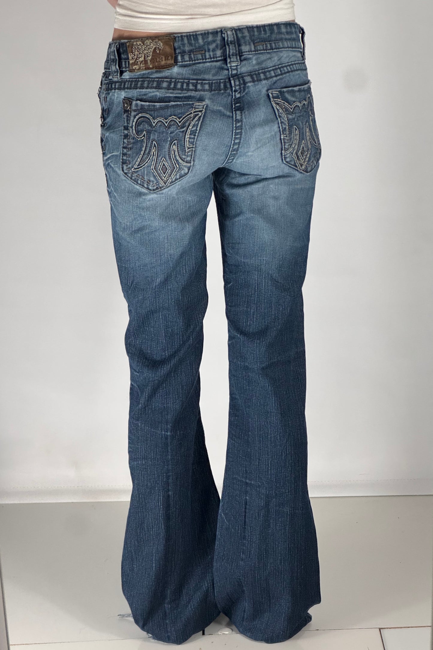 Lågmidjade jeans stl: S
