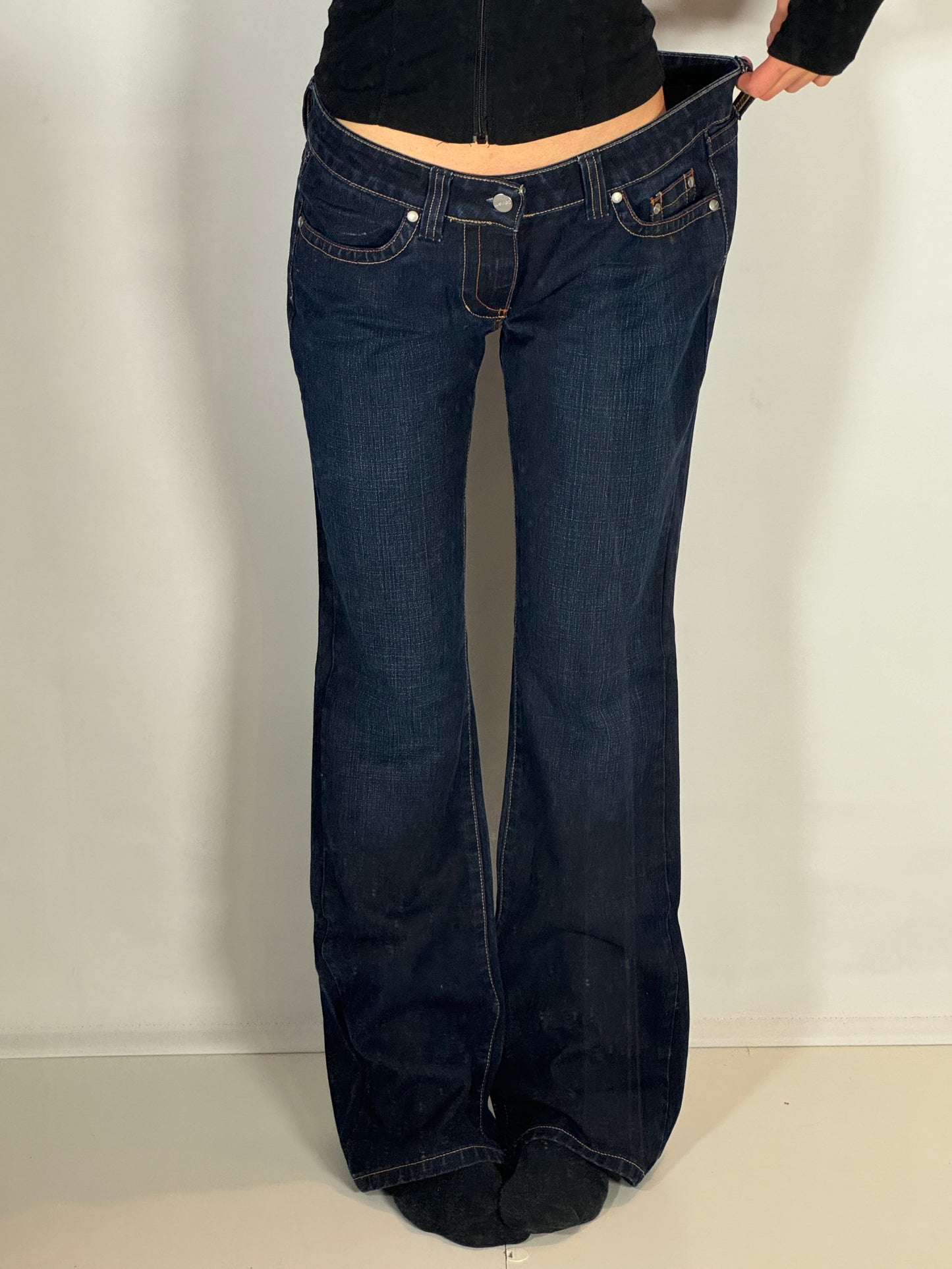 Lågmidjade jeans stl: M