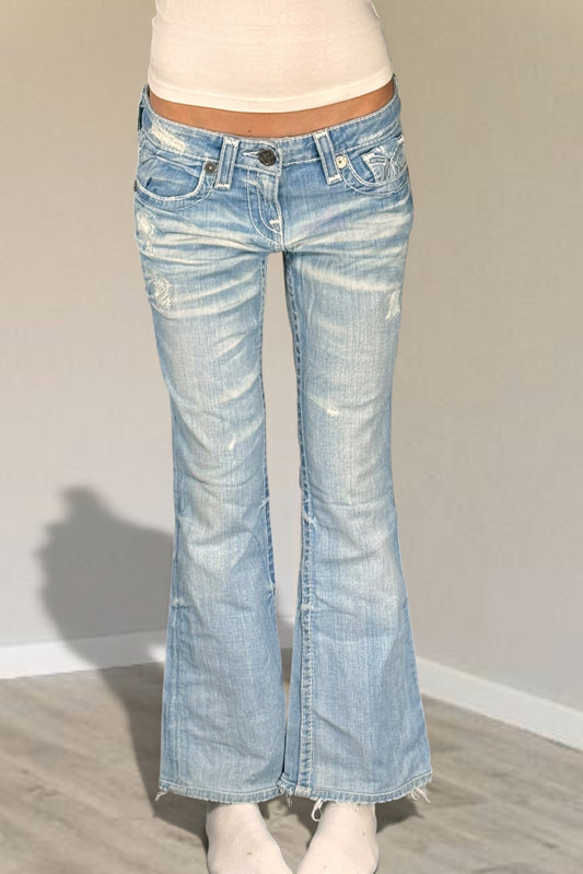 Lågmidjade jeans stl: S