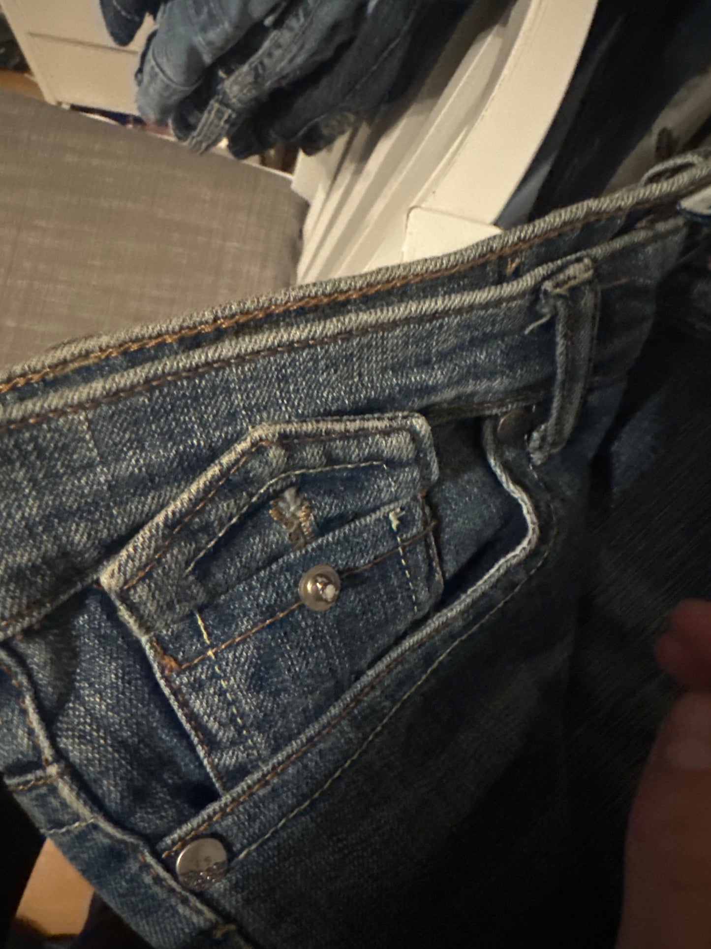 Lavt-sittende jeans str: XS