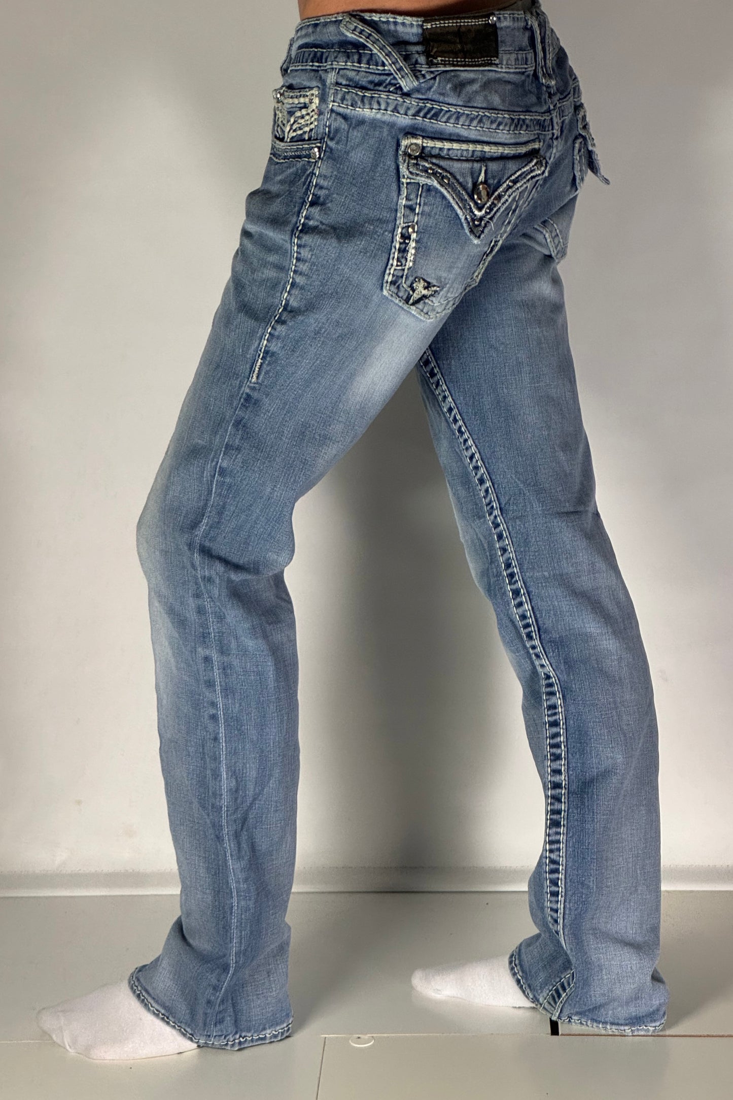 Lågmidjade jeans stl: S