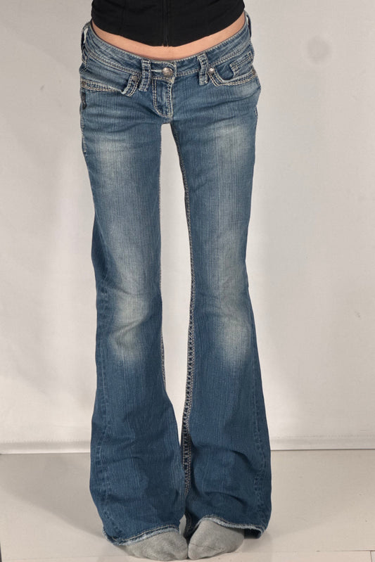 Lågmidjade jeans stl: S