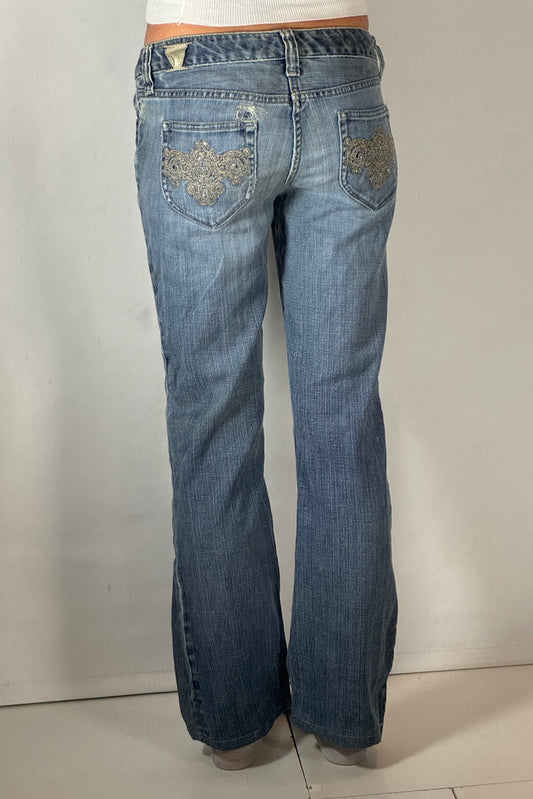 Lågmidjade jeans stl: S