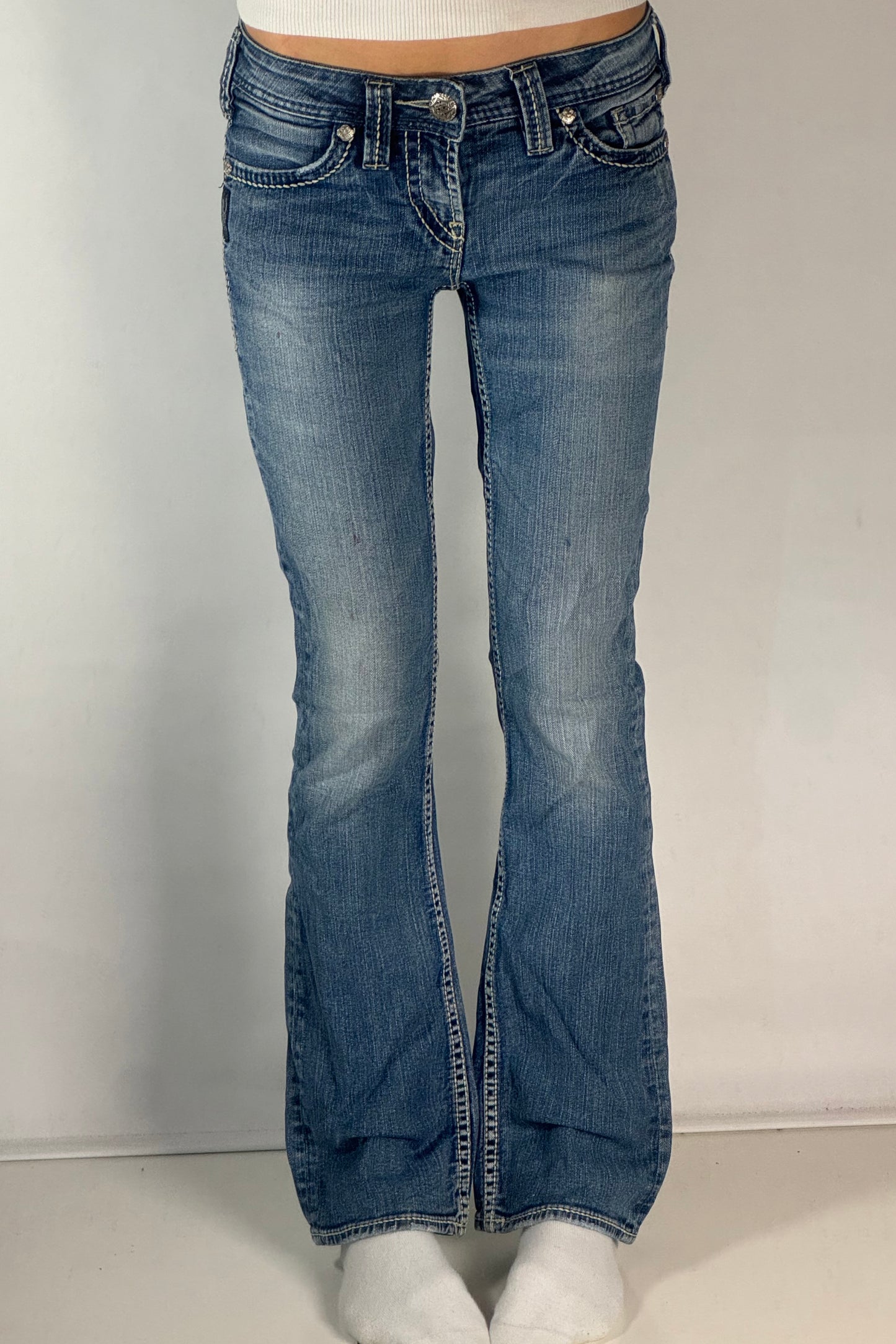 Lågmidjade jeans stl: XS