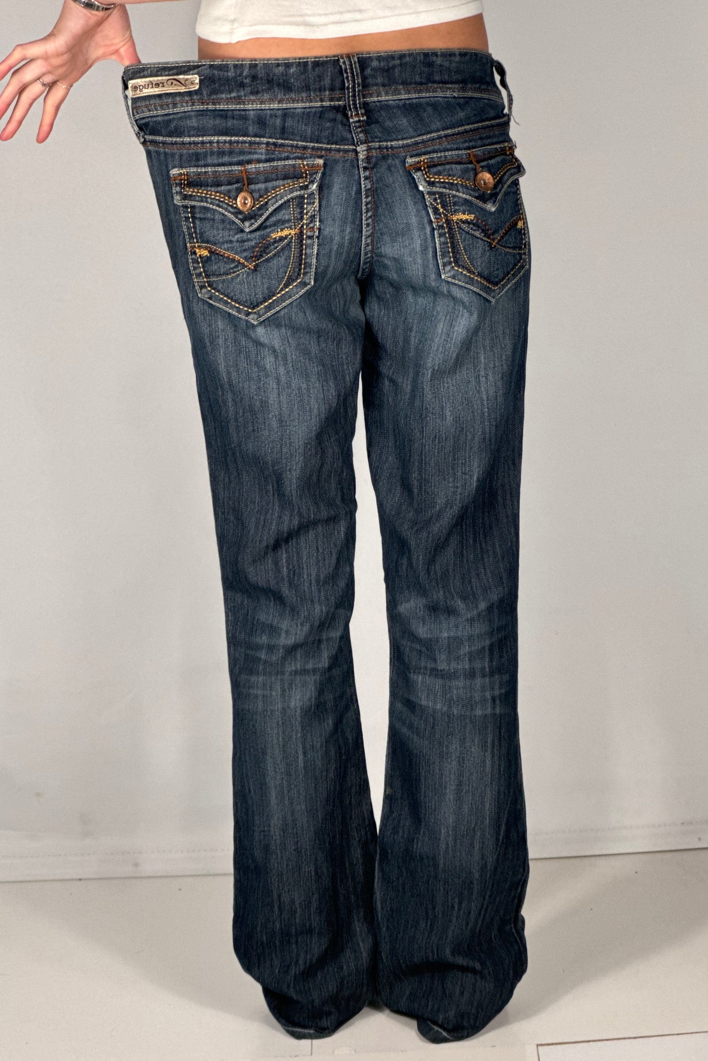 Lavtaljede jeans str: S/M