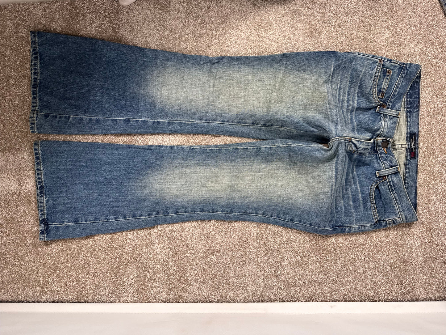 Lågmidjade jeans stl: S