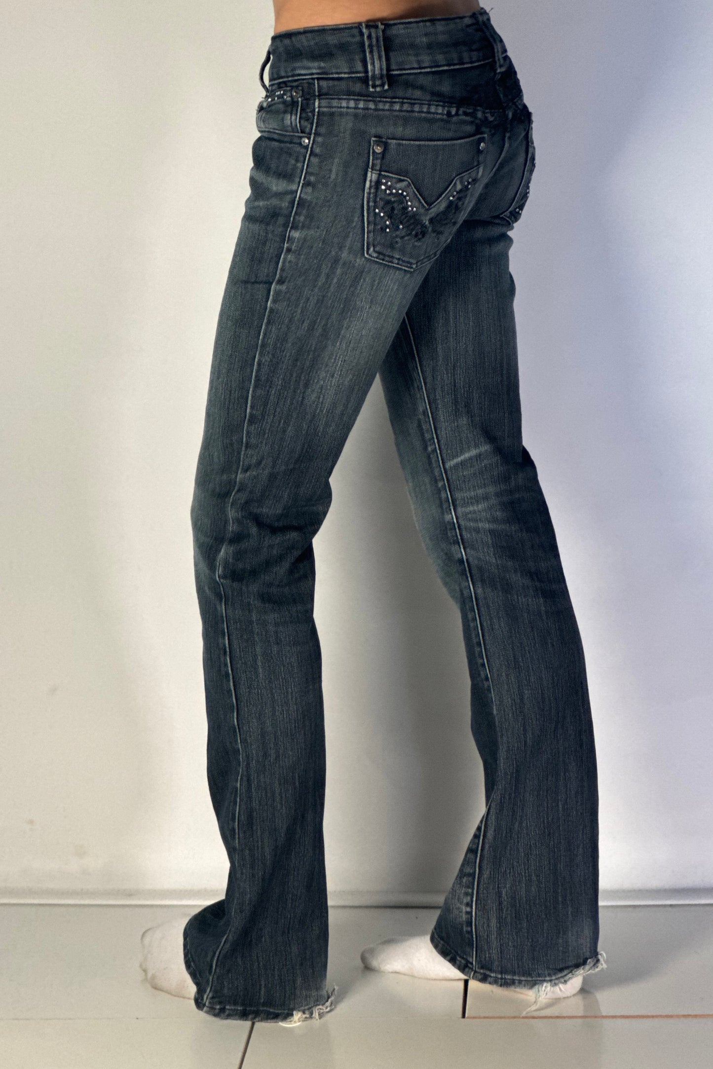 Lågmidjade jeans stl: XS