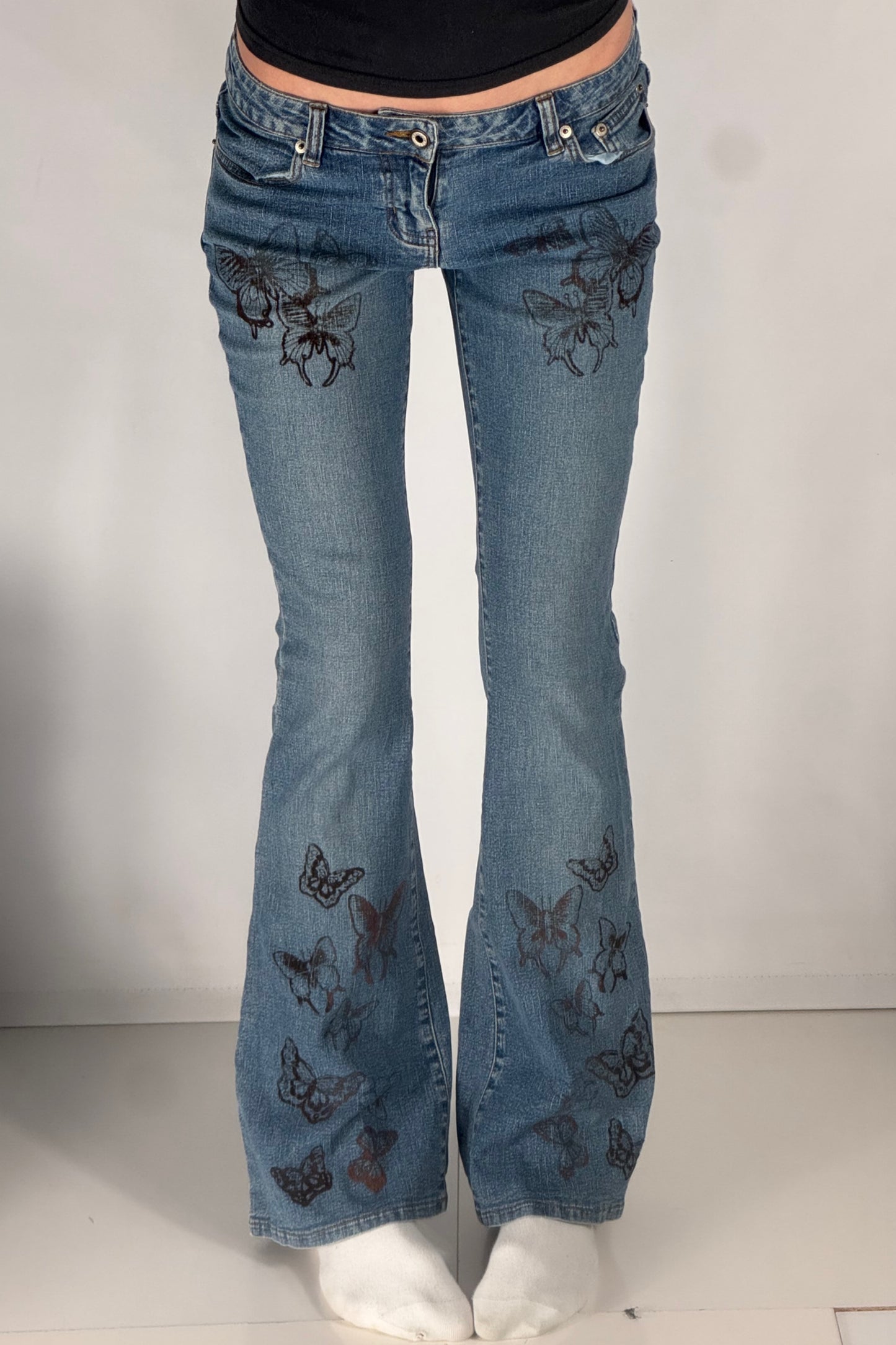 Lågmidjade jeans stl: XXS