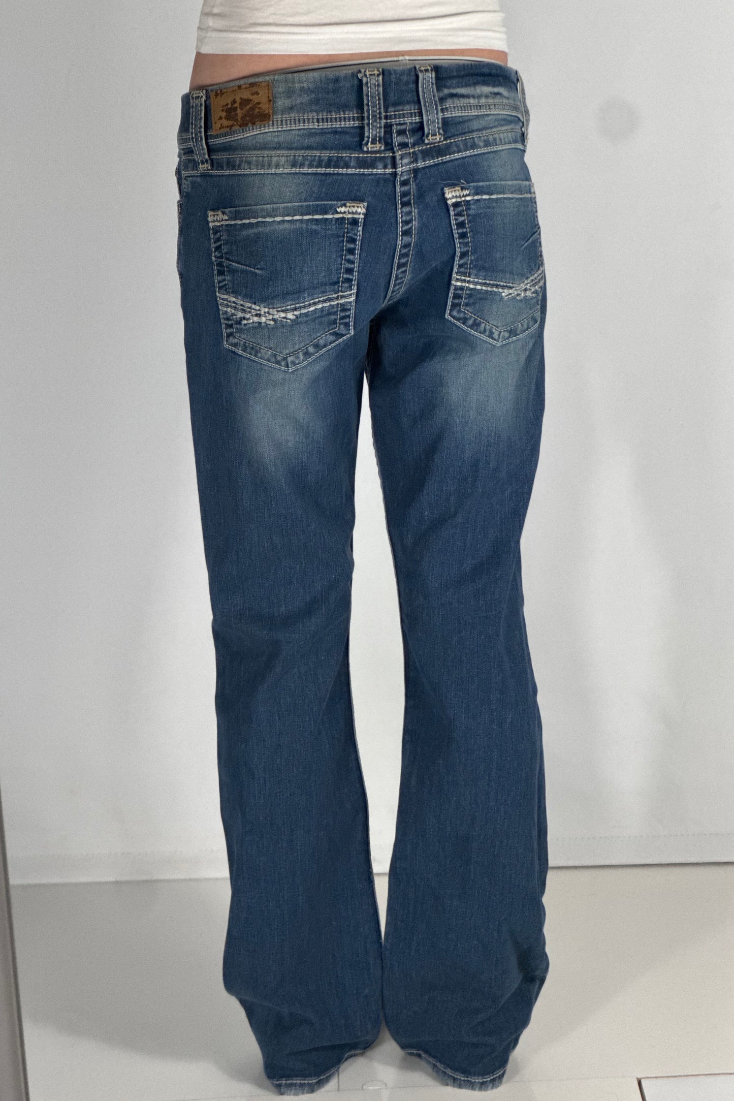 Lågmidjade jeans stl: S