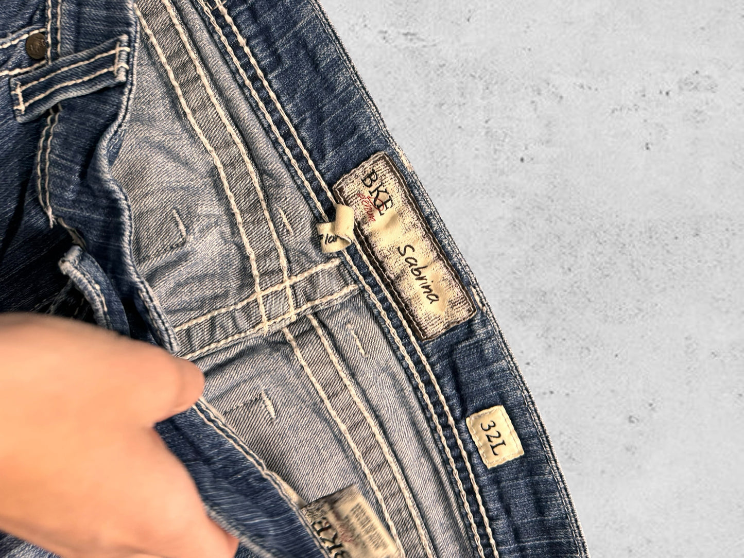 Lågmidjade jeans stl: L