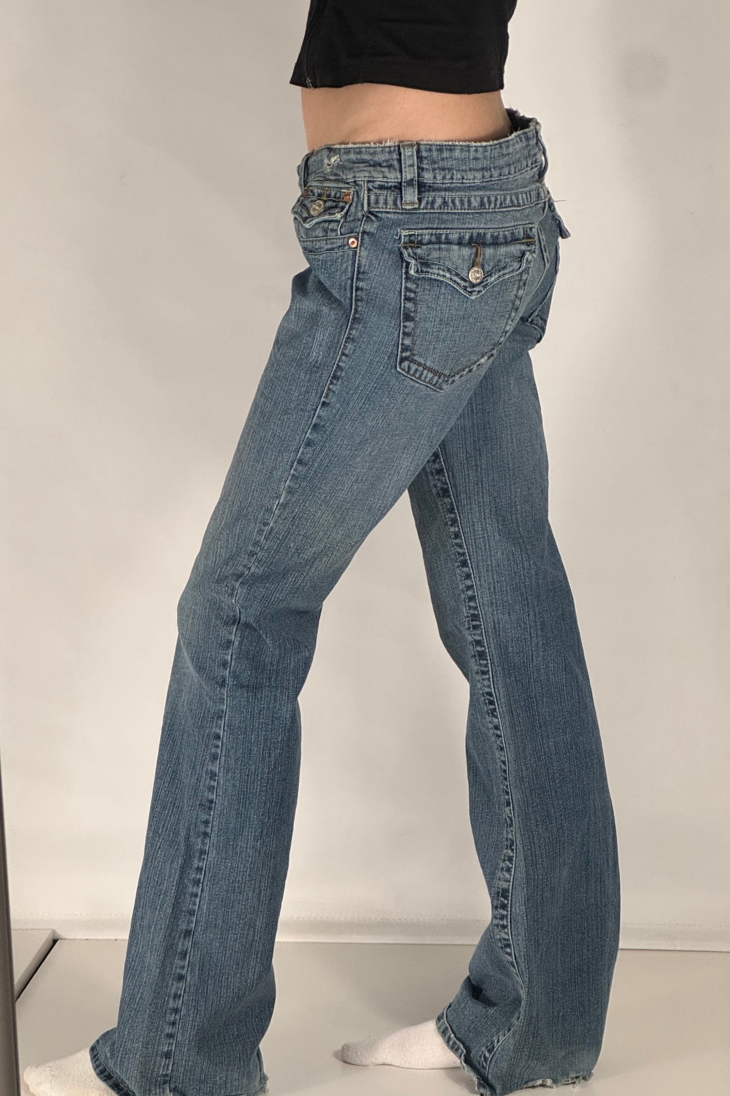 Lågmidjade jeans stl: M