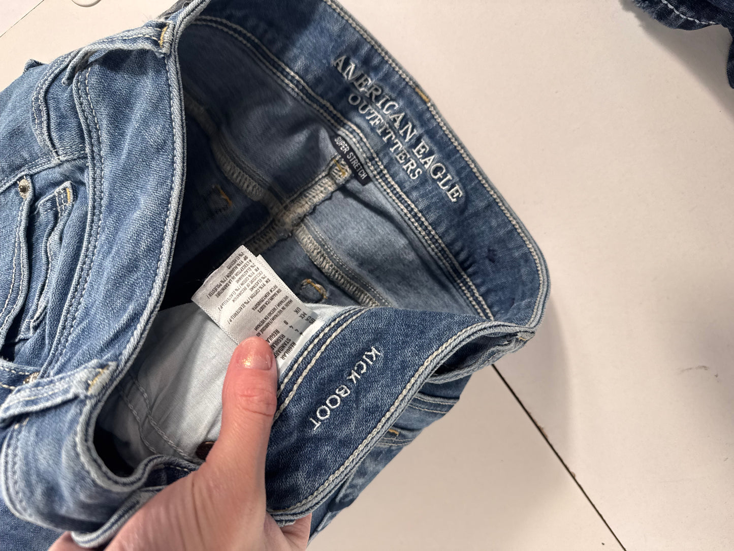 Lågmidjade jeans stl: XS/S