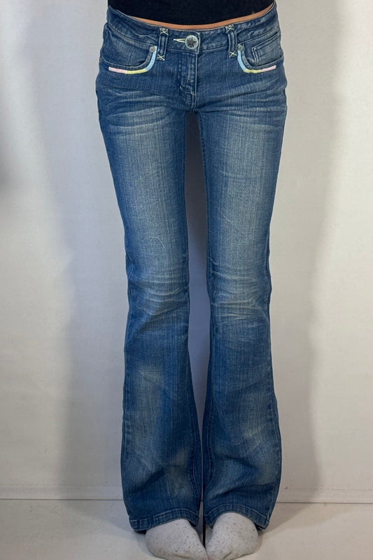 Lågmidjade jeans stl: XS
