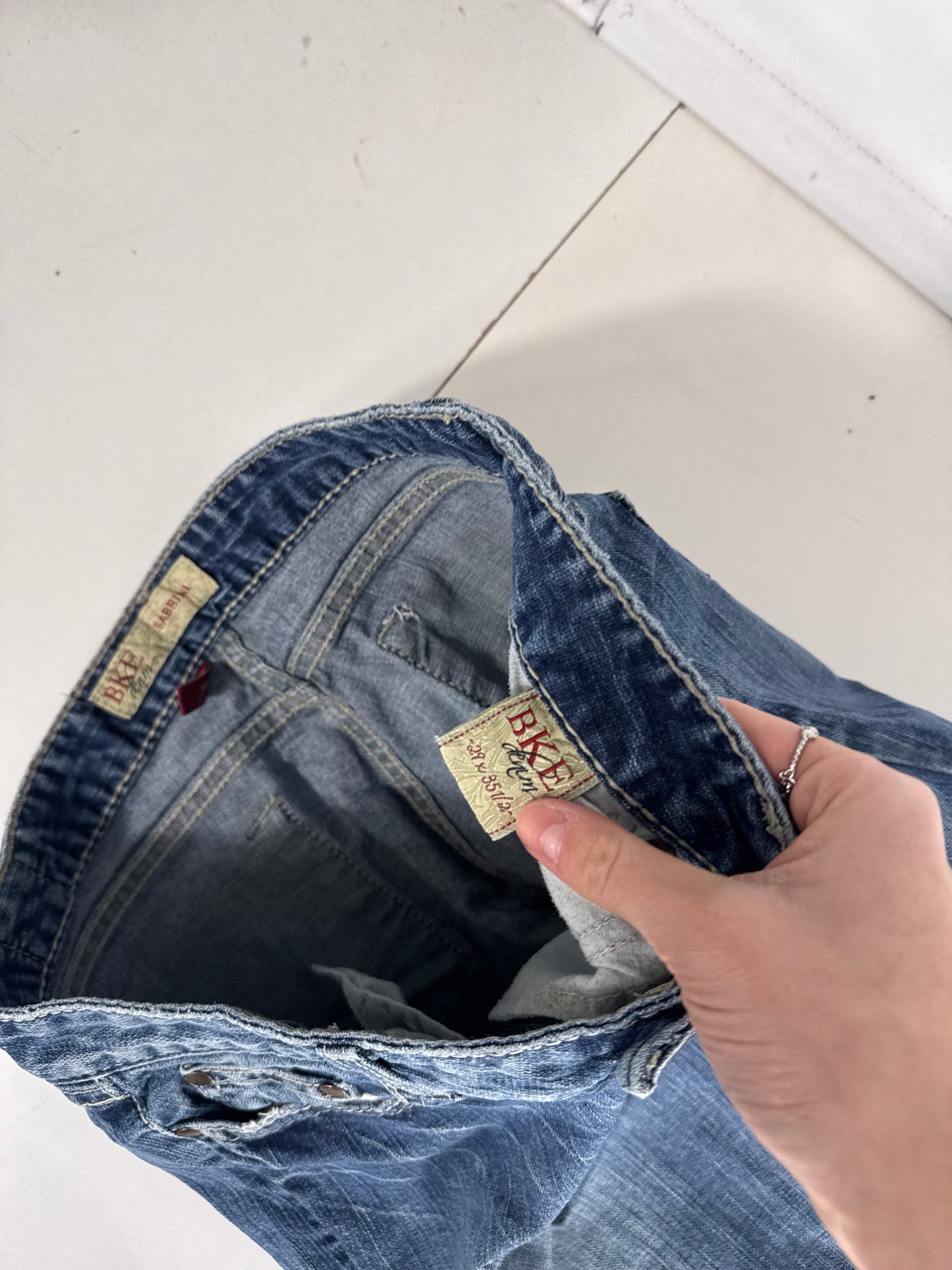 Lågmidjade jeans stl: S