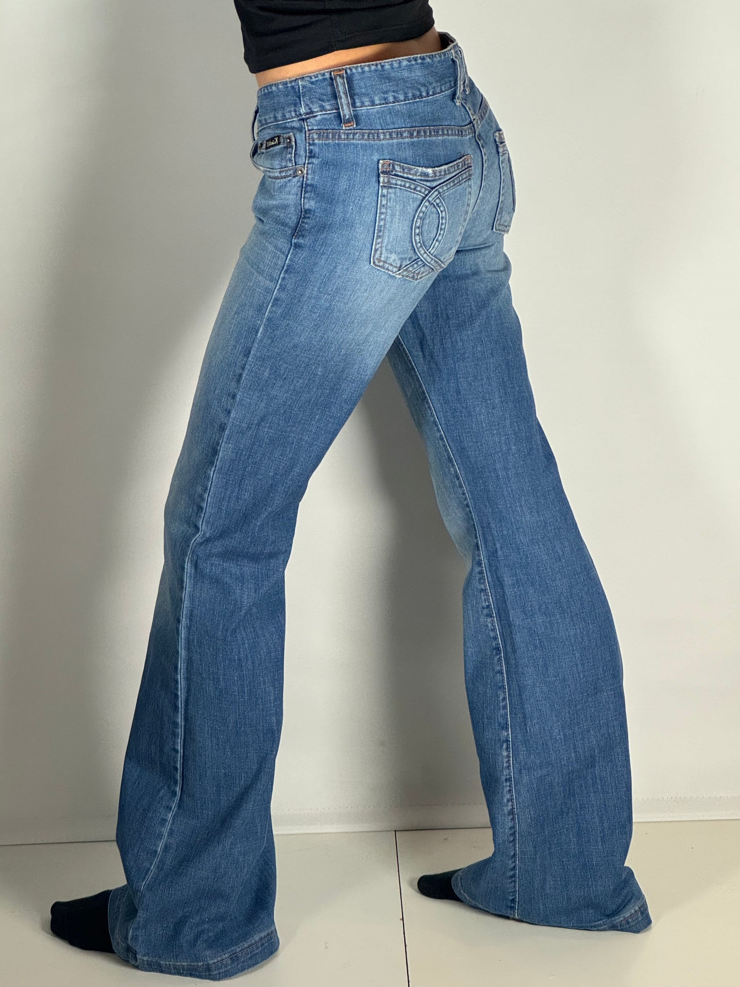 Lågmidjade jeans stl: S