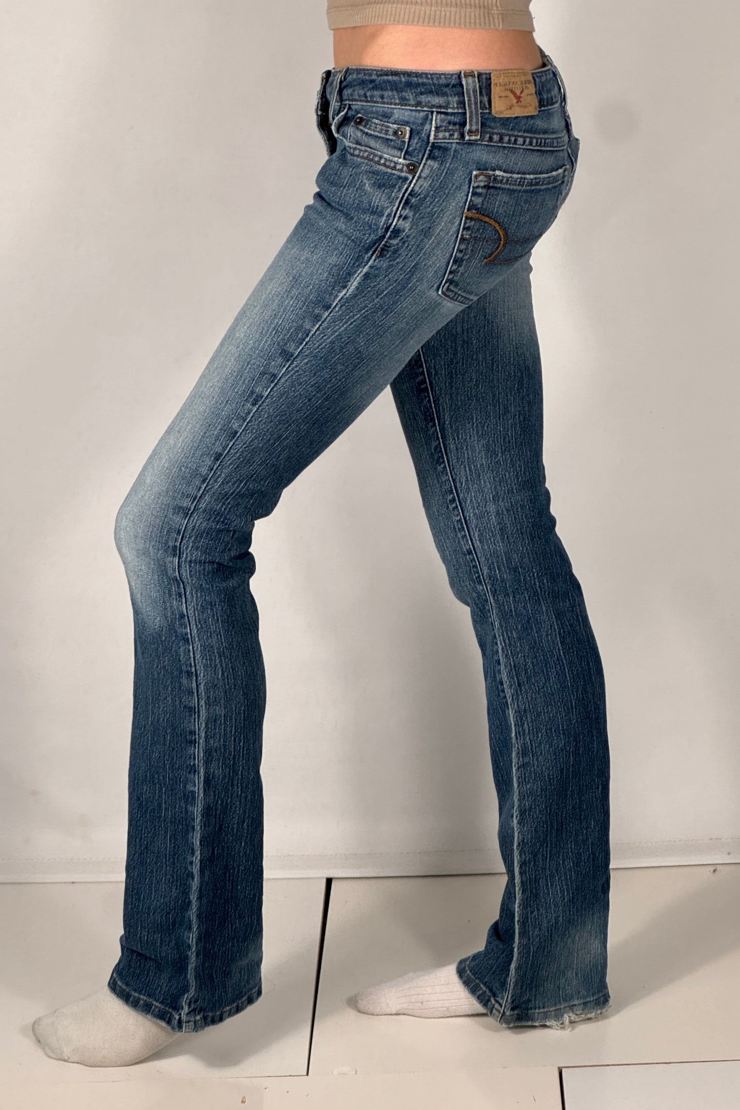 Lågmidjade jeans stl: XS