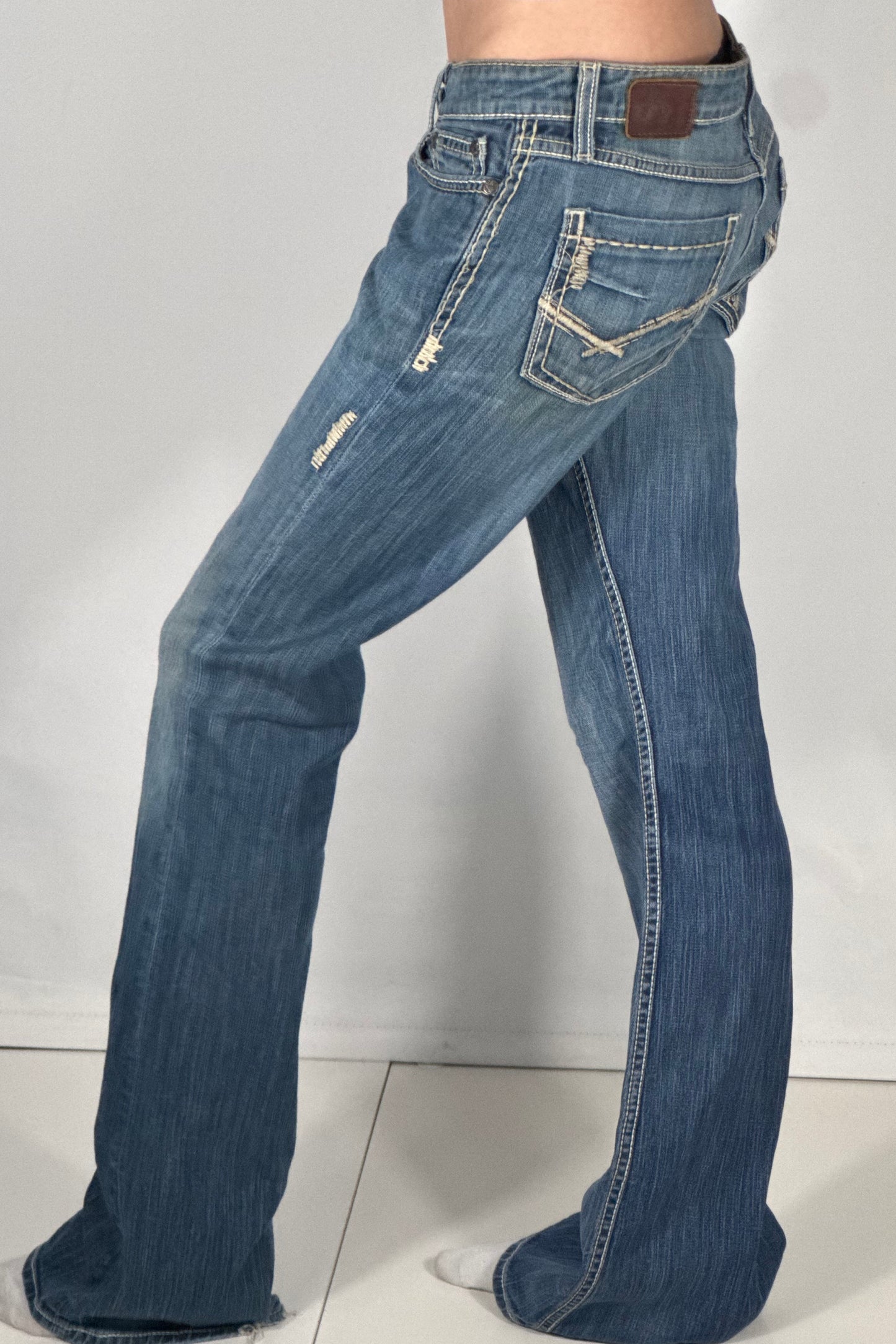 Lågmidjade jeans stl: S/M