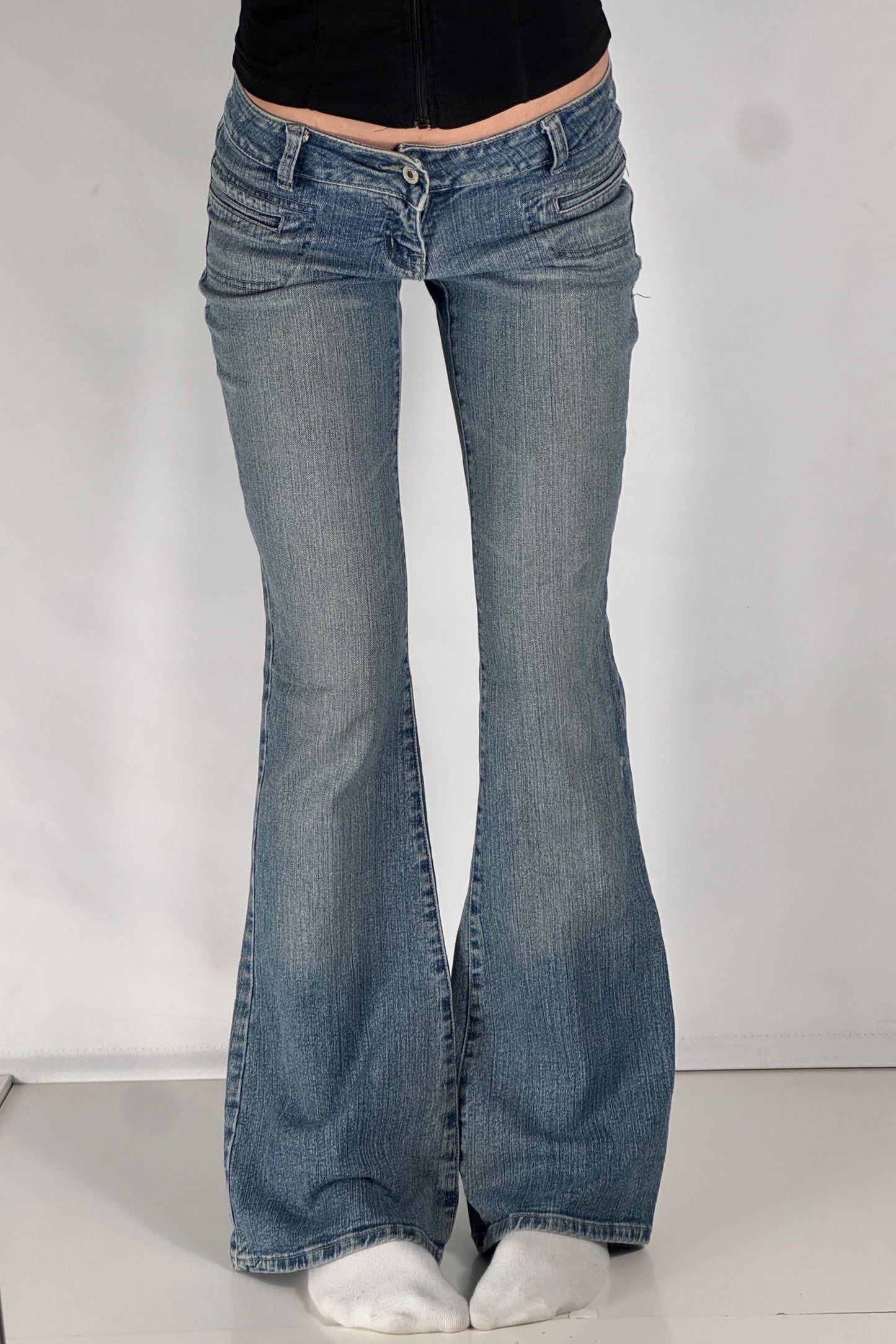 Lavt liv jeans str: XS