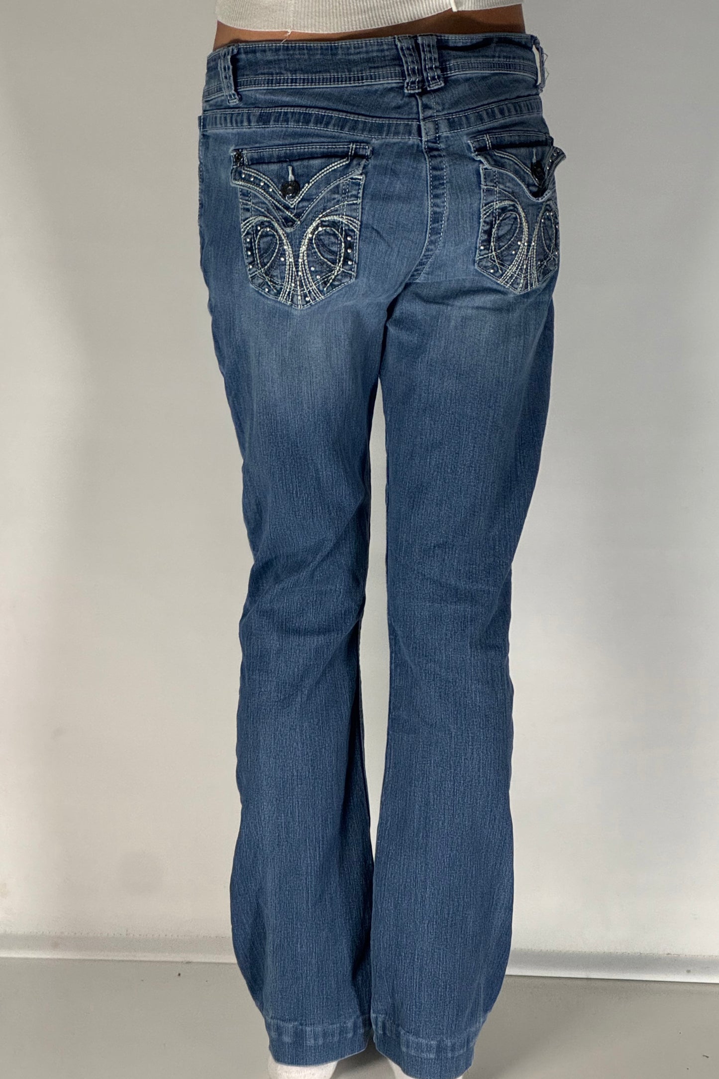 Lågmidjade jeans stl: S