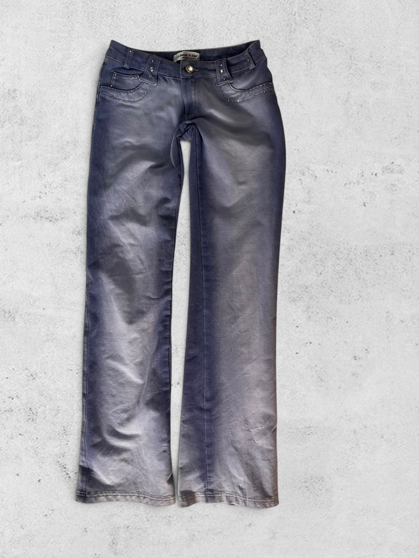 Low-waisted trousers, size XS