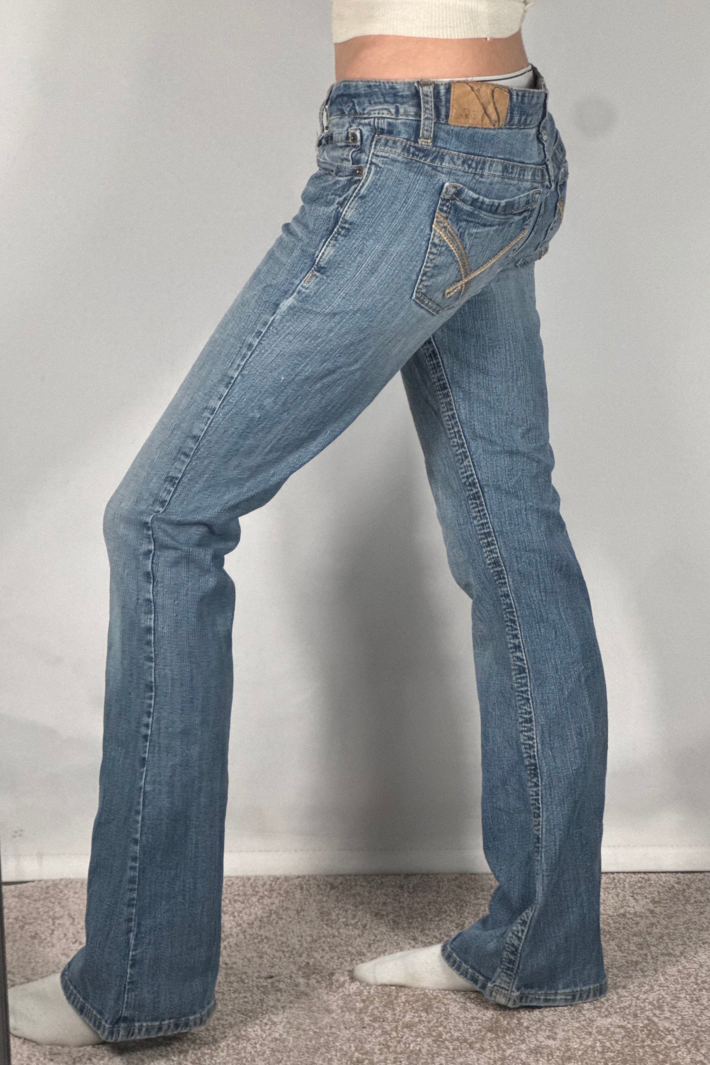 Lågmidjade jeans stl: S