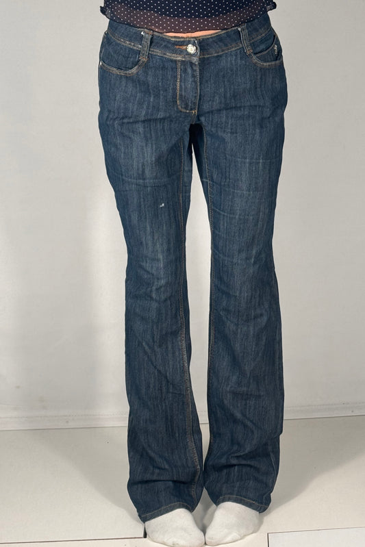 Lavtaljede jeans str: S