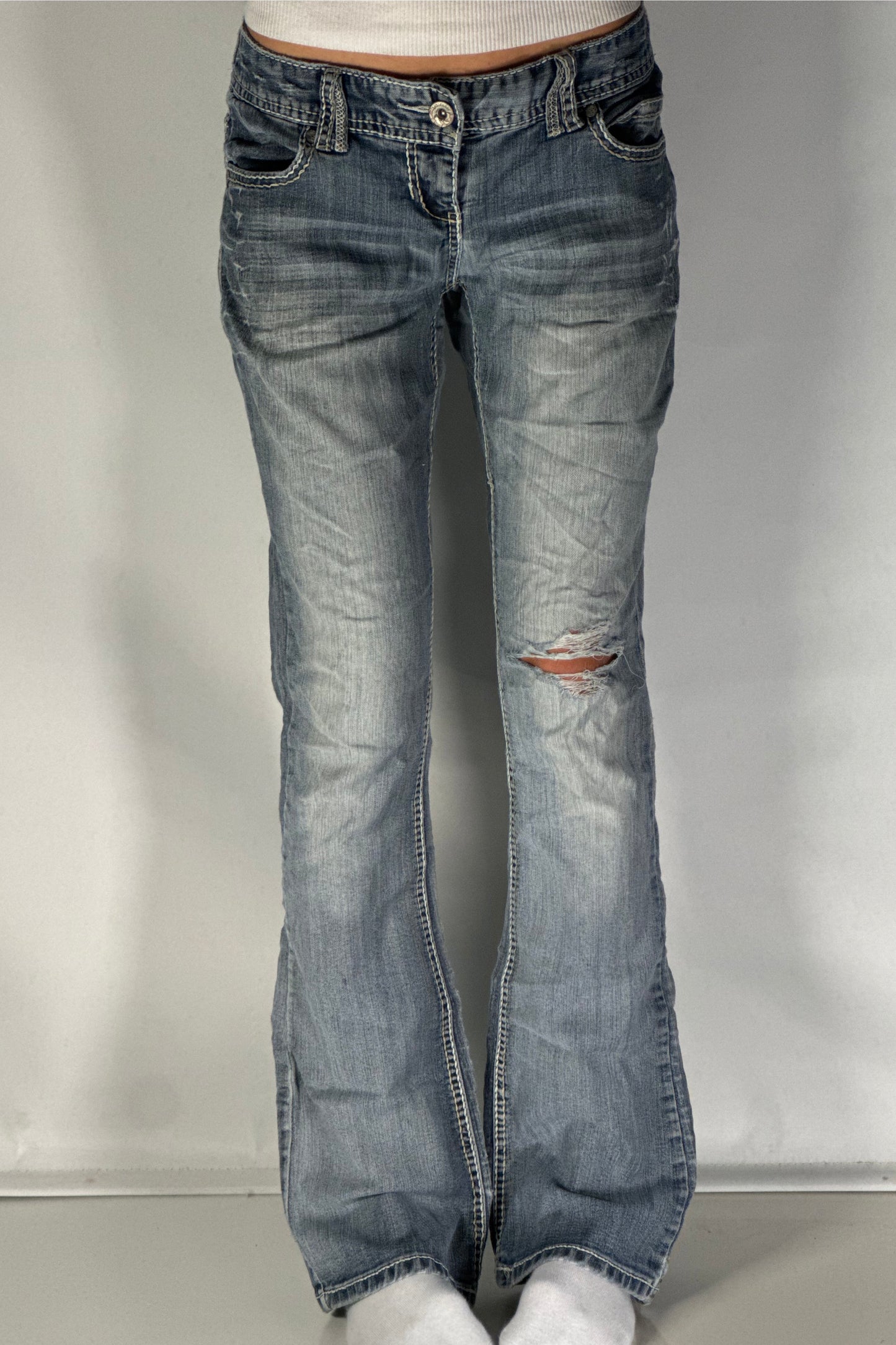 Lågmidjade jeans stl: S