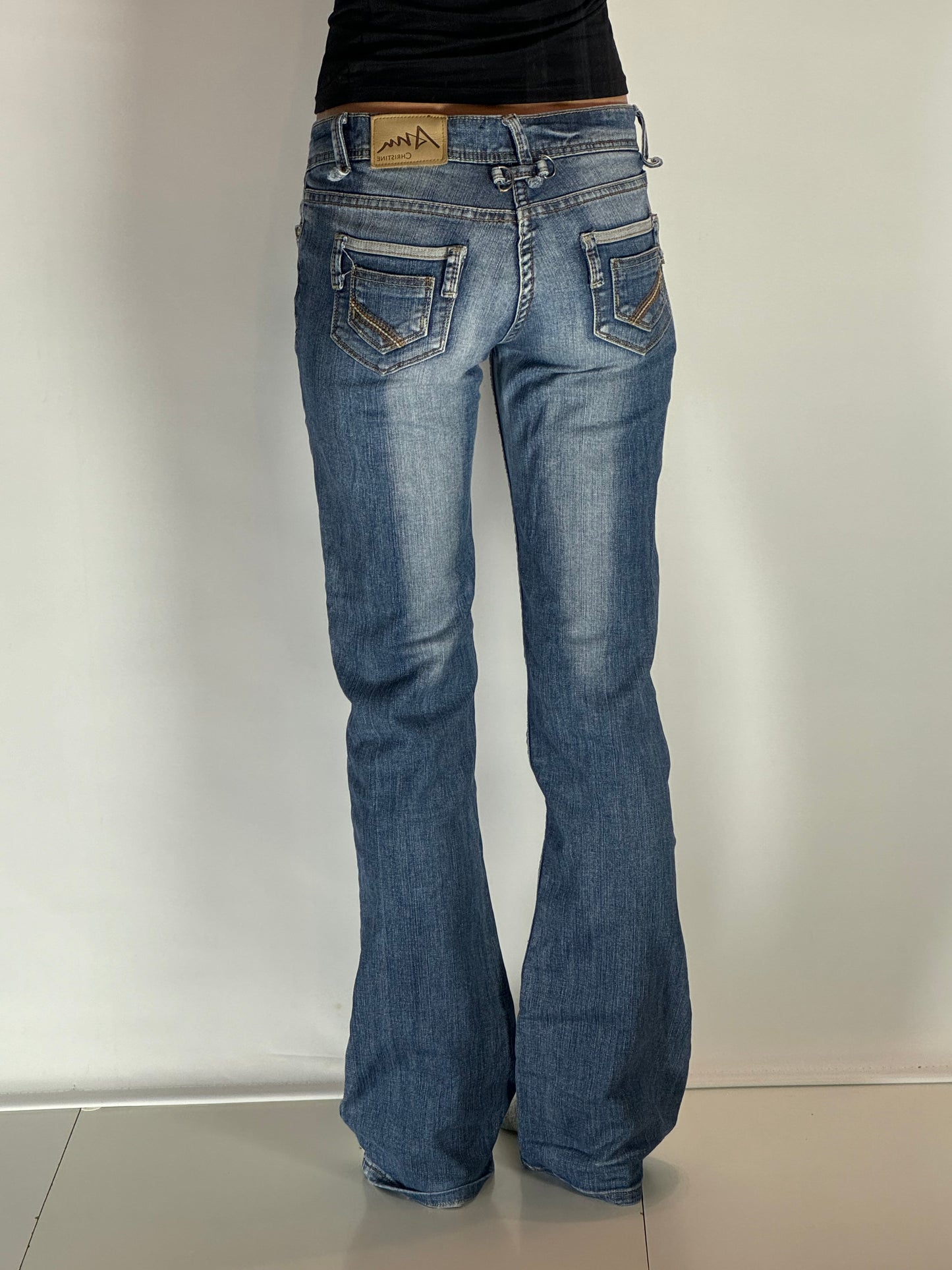Lågmidjade jeans stl: S