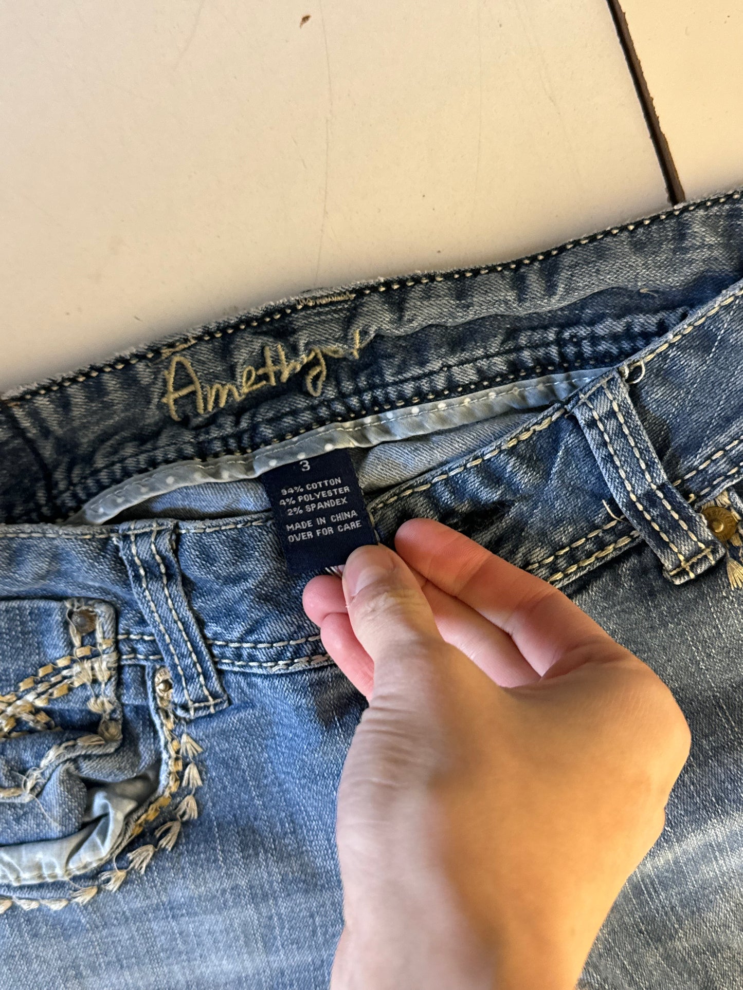 Lågmidjade jeans stl: XXS