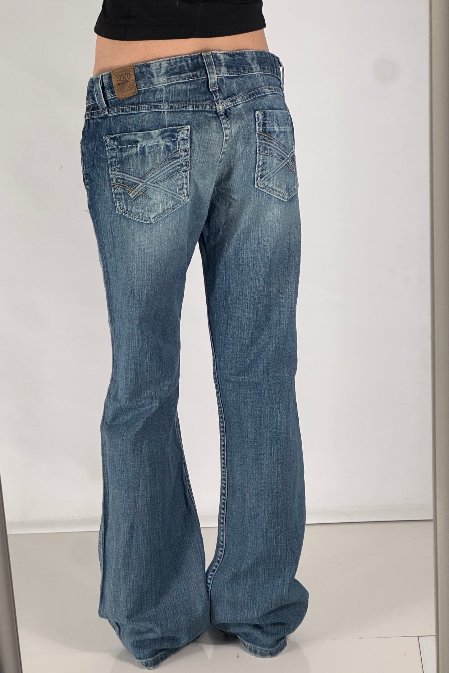 Lågmidjade jeans stl: M