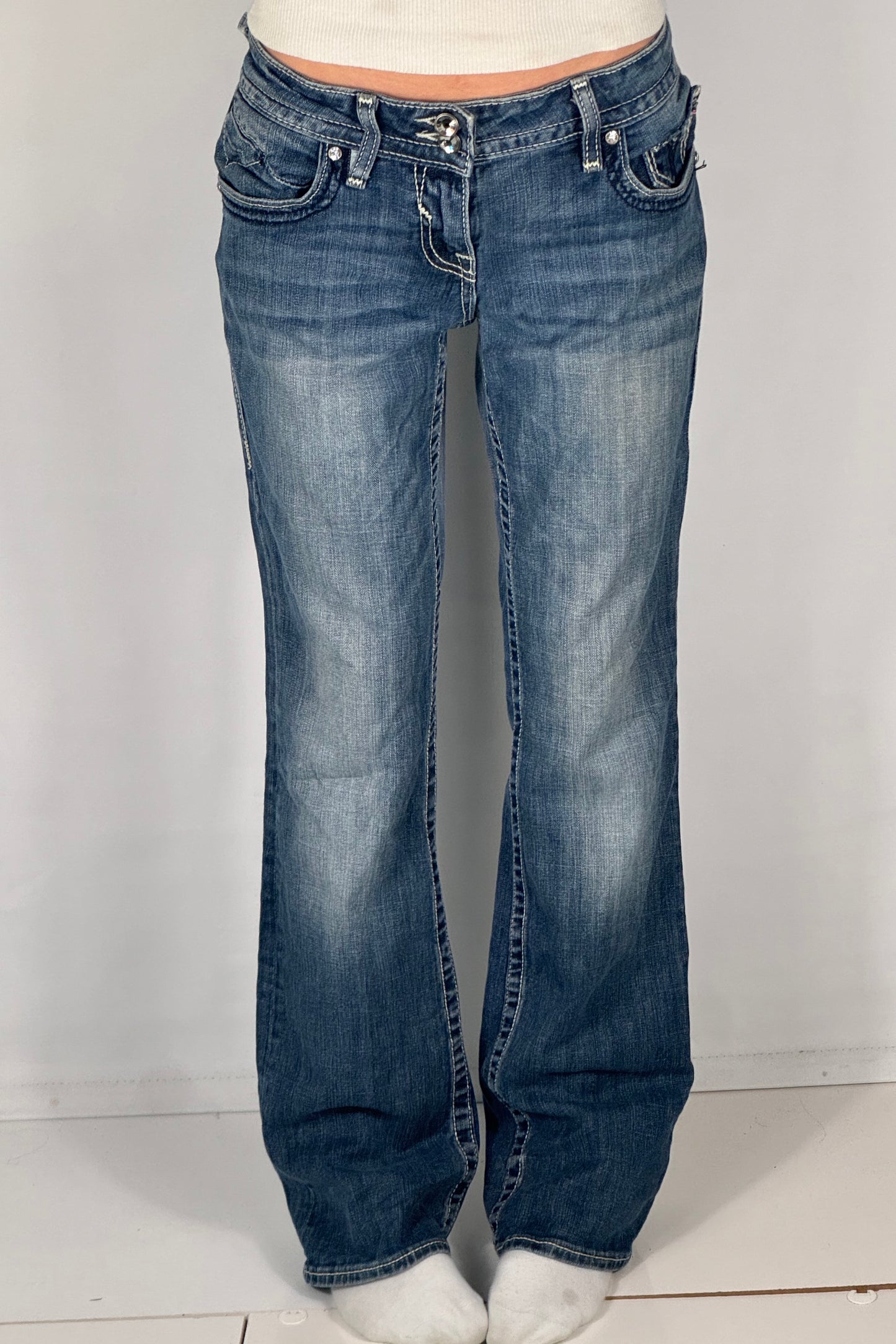 Lågmidjade jeans stl: L