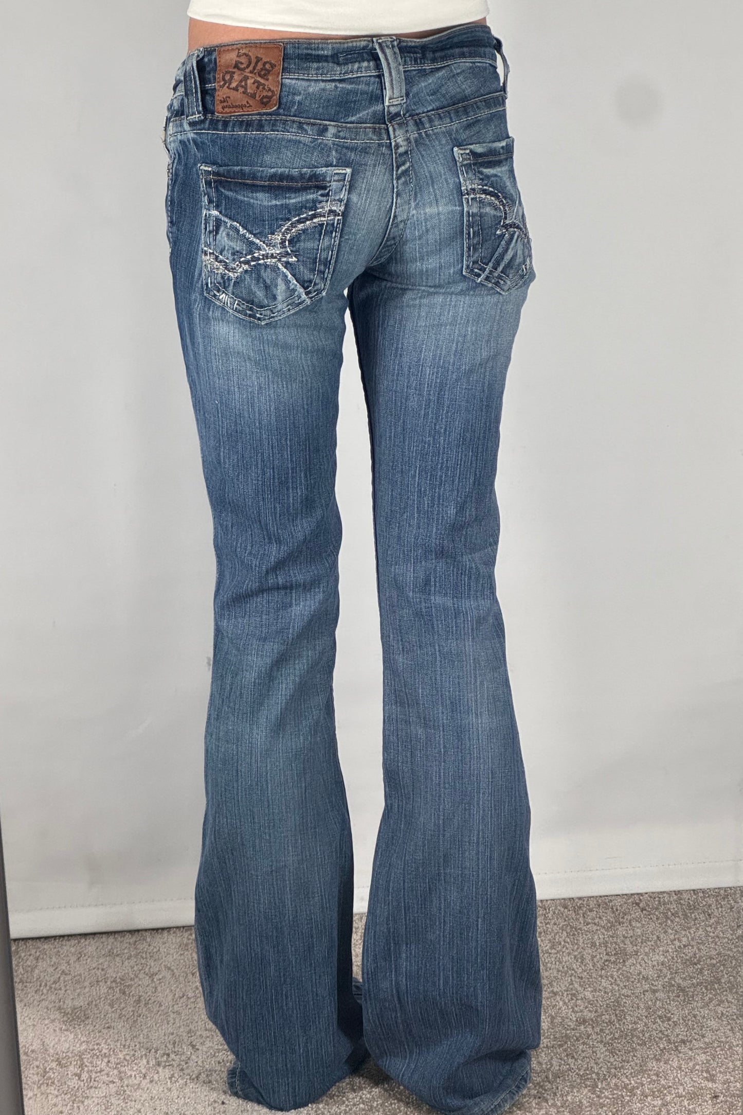 Lågmidjade jeans stl: S