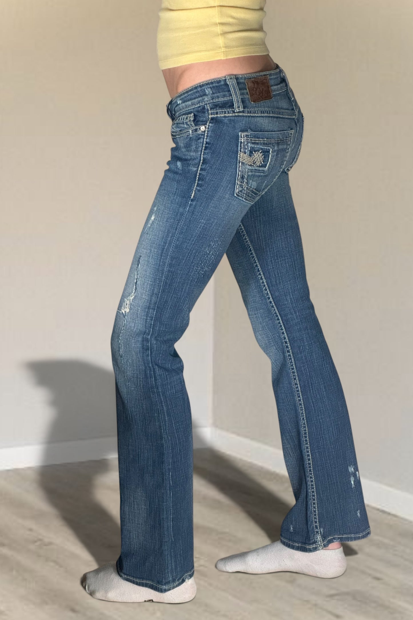 Lågmidjade jeans stl: XS