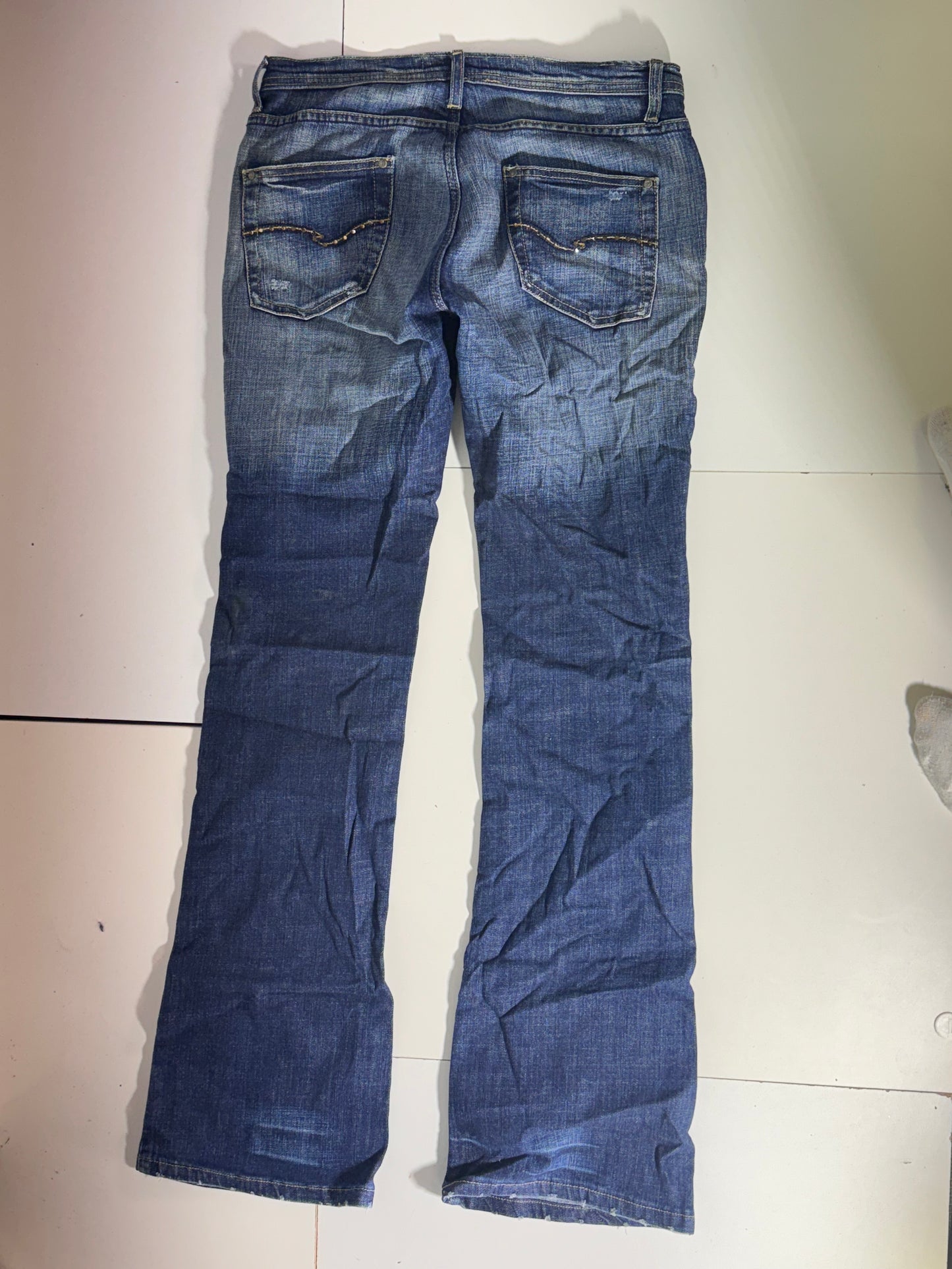 Lågmidjade jeans stl: S