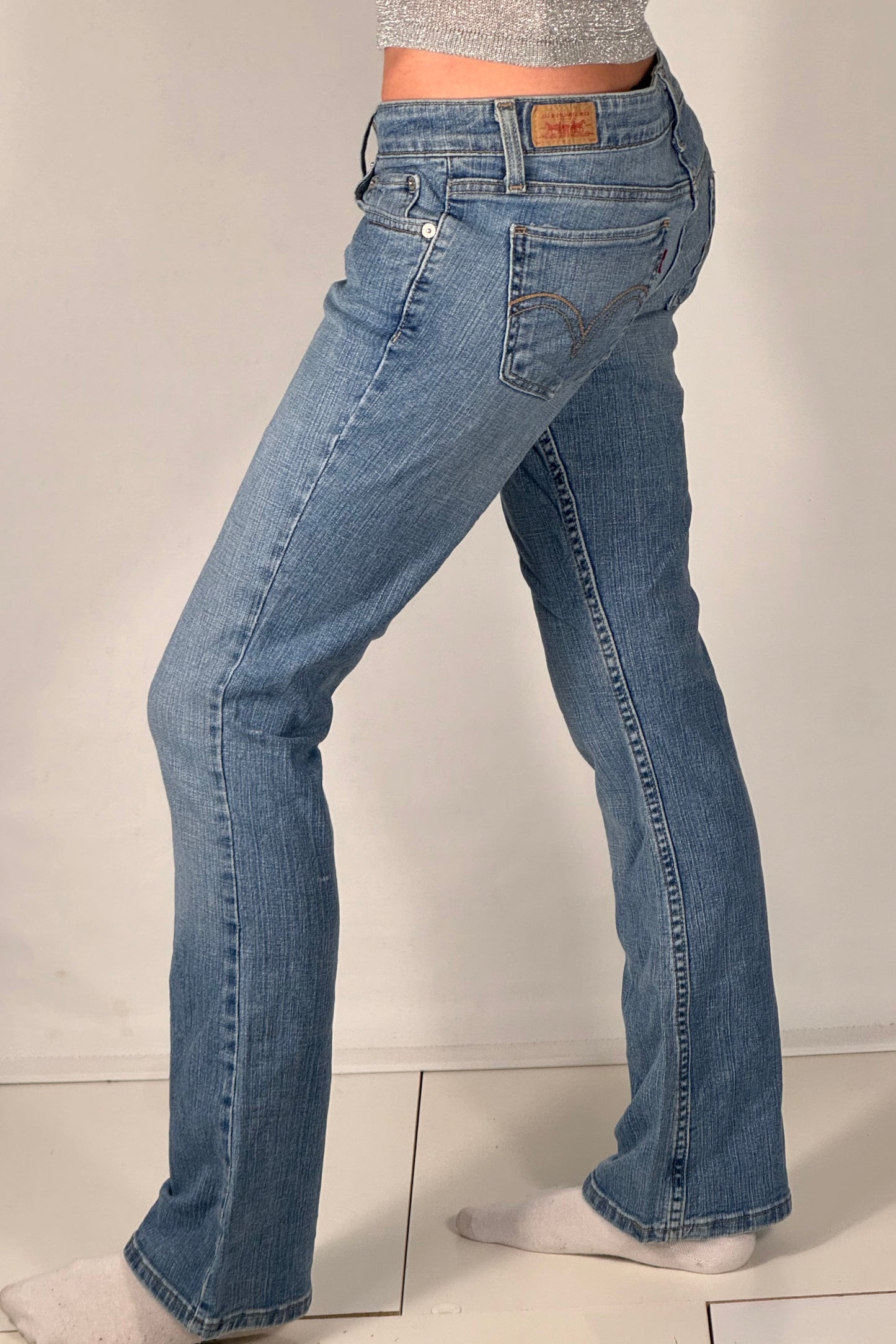 Lågmidjade jeans stl: S