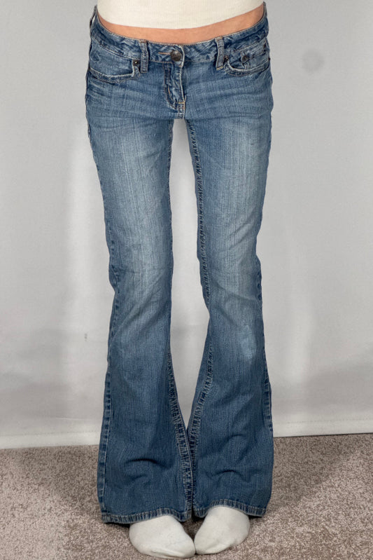Lavtaljede jeans str: S