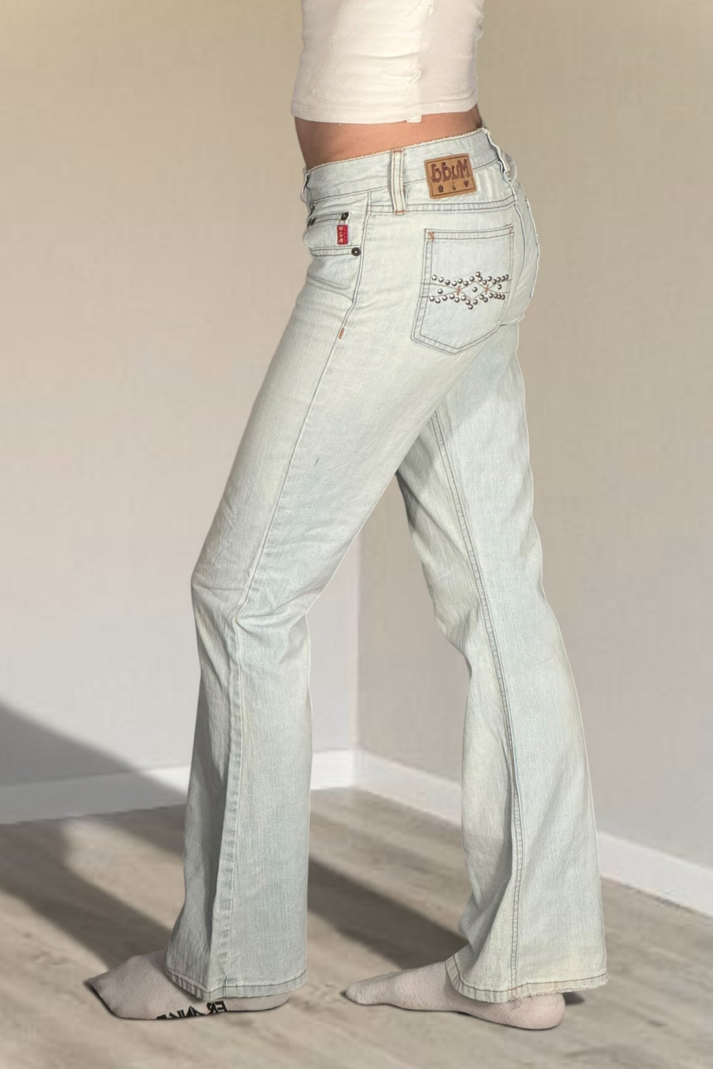 Lågmidjade jeans stl: XS