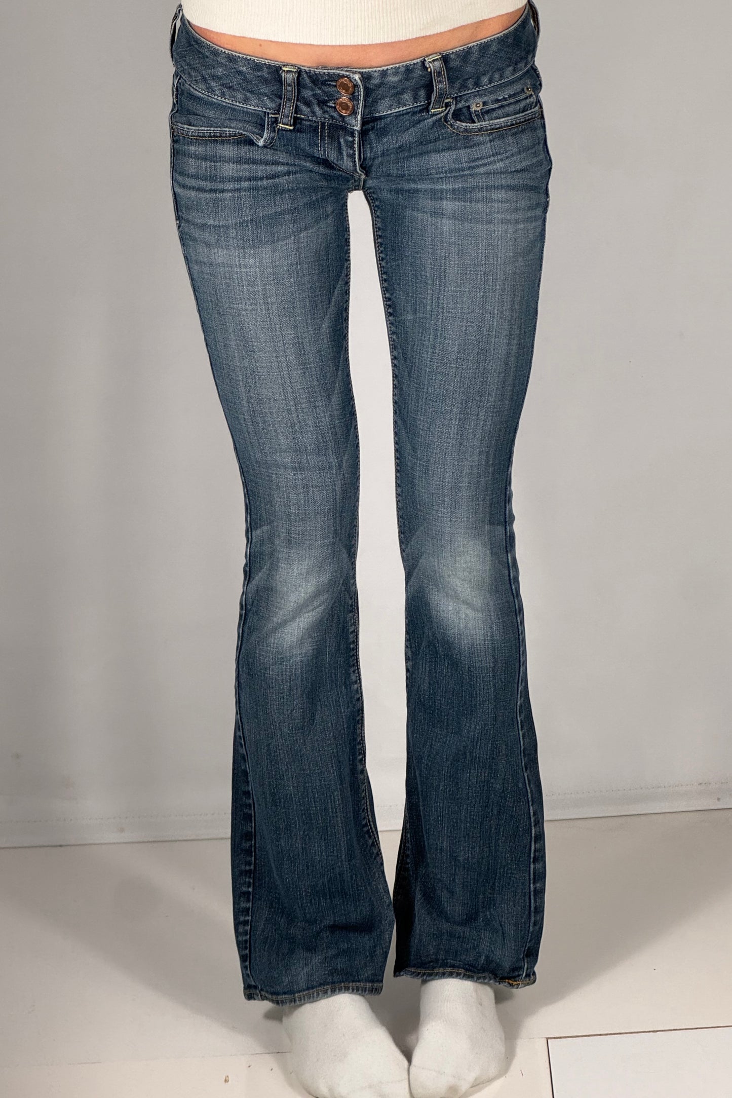Lavt-sittende jeans str: XS
