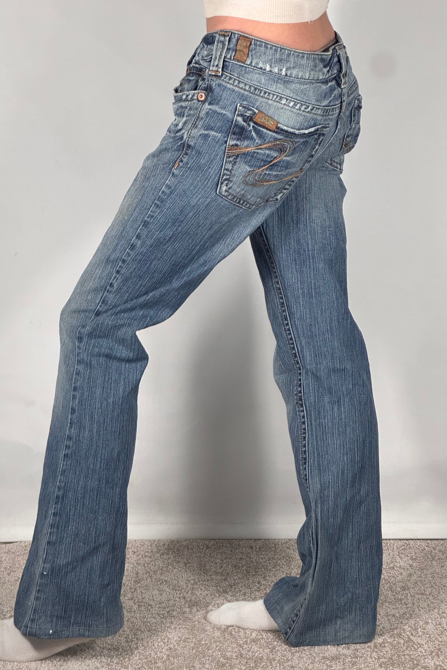 Lågmidjade jeans stl: M