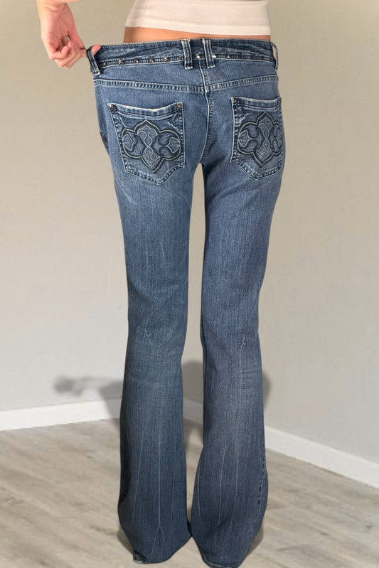 Lågmidjade jeans stl: M
