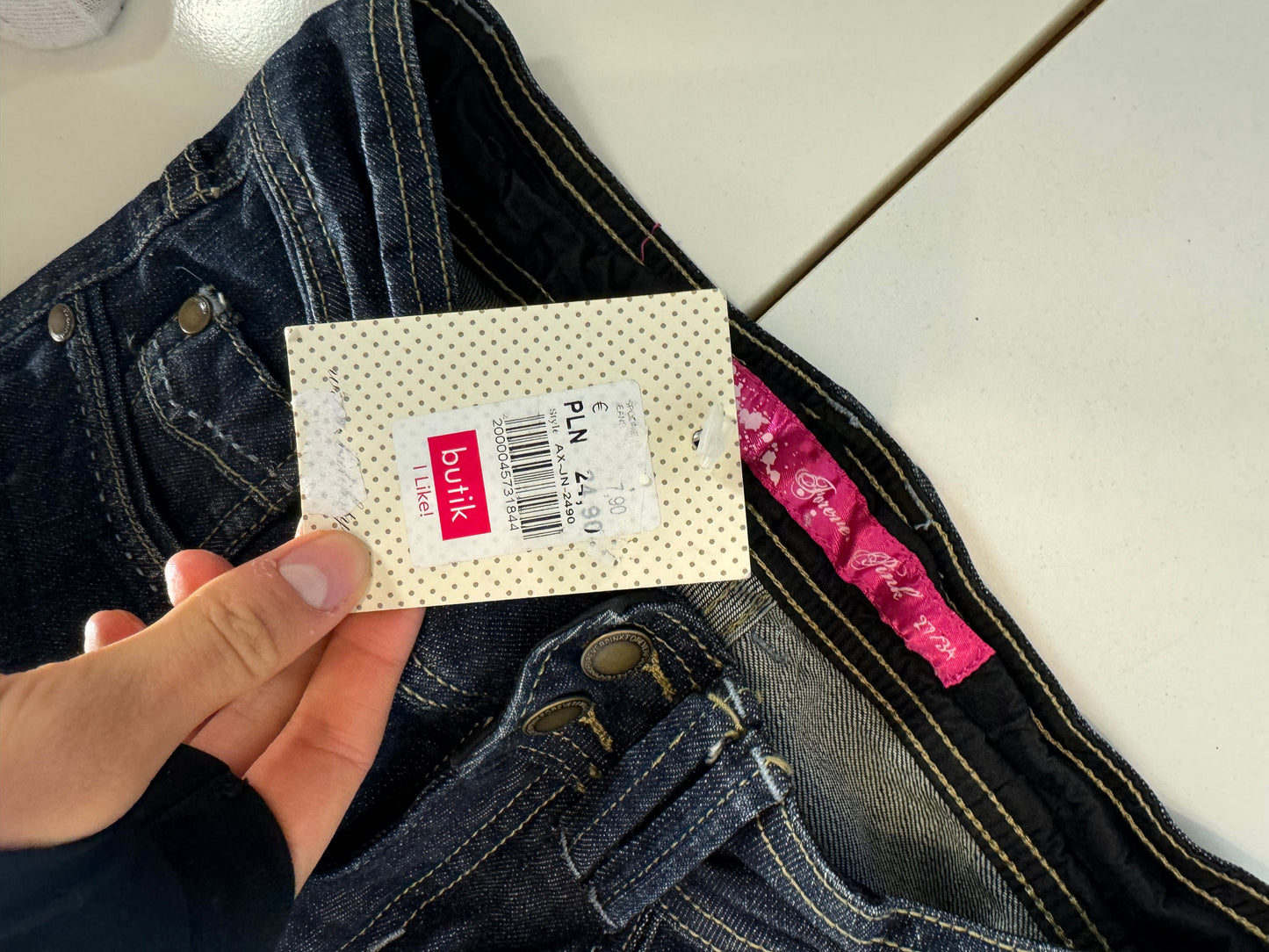 Lågmidjade jeans stl: XS