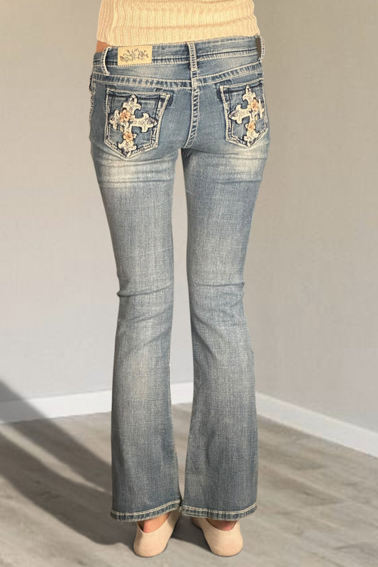 Lågmidjade jeans stl: XS