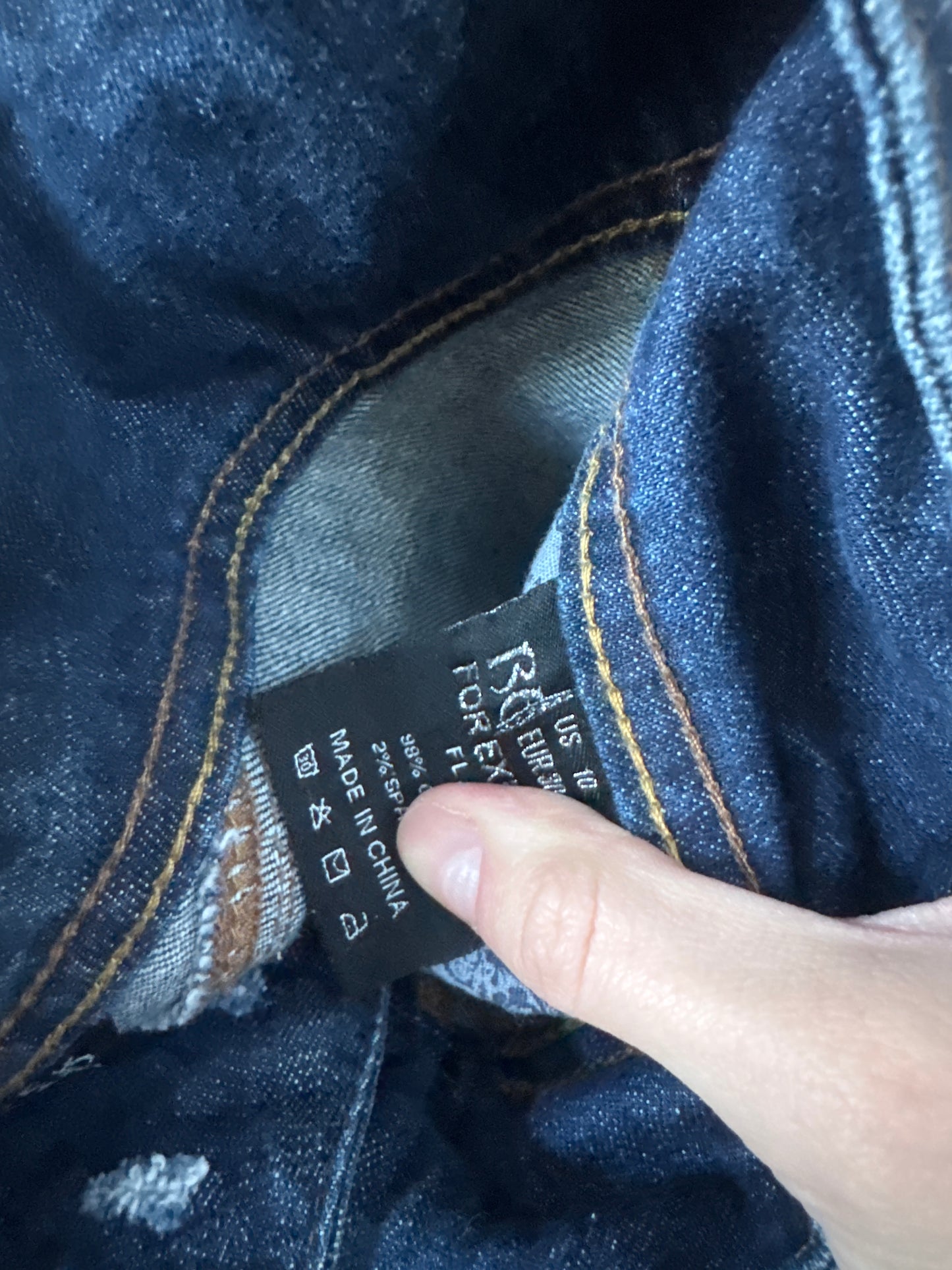 Lågmidjade jeans stl: M