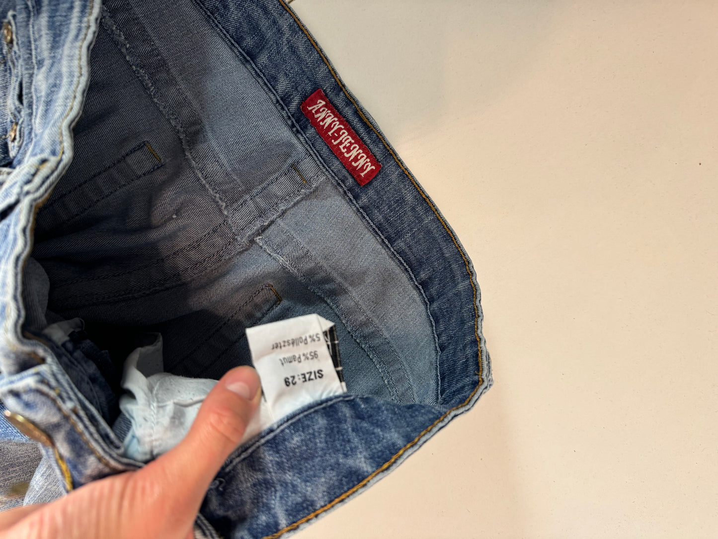 Lågmidjade jeans stl: M