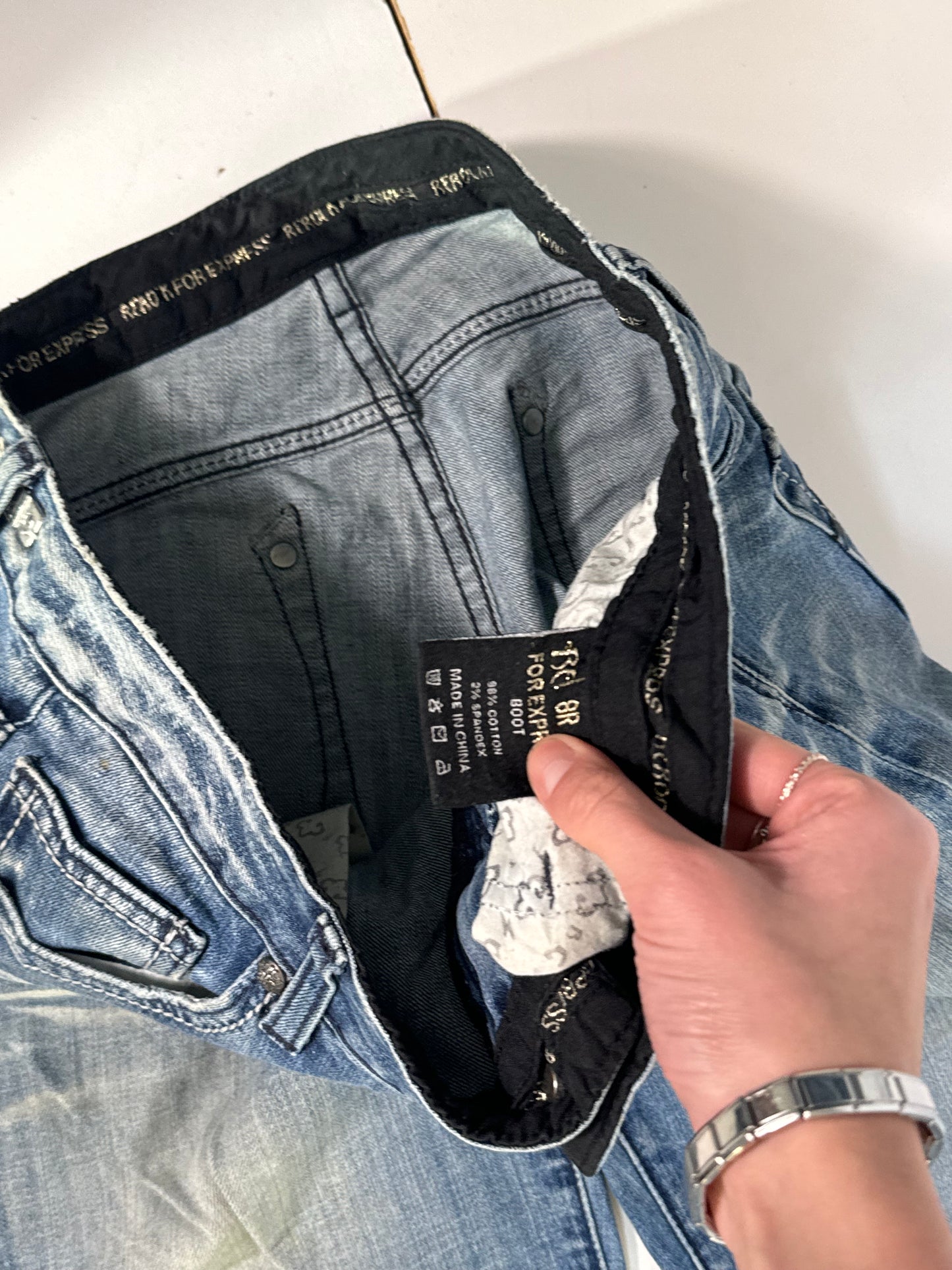 Lågmidjade jeans stl: M