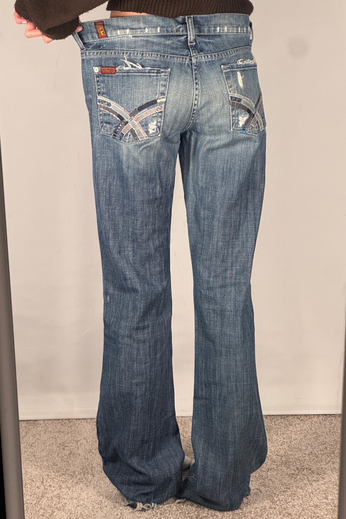 Lågmidjade jeans stl: M