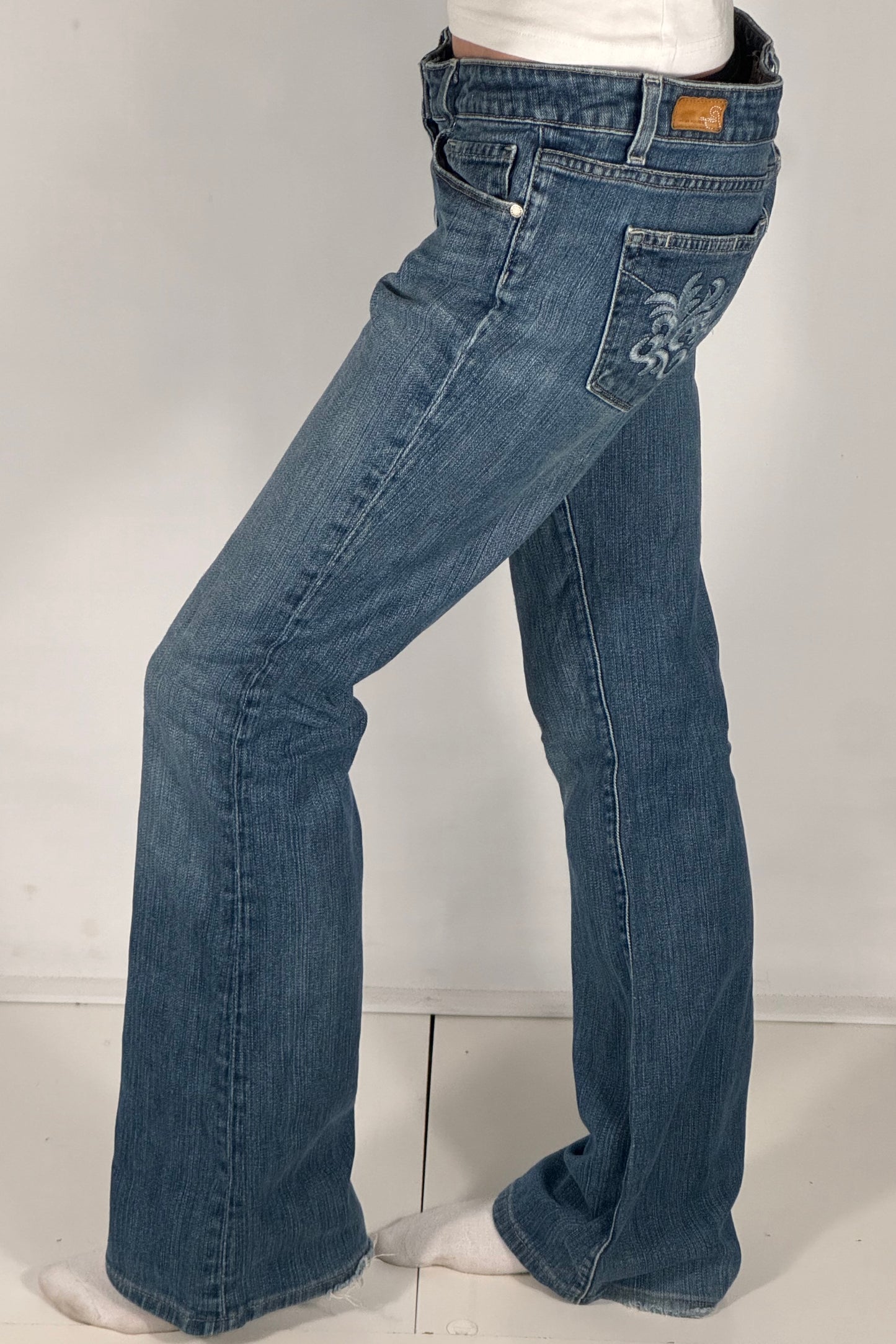 Lågmidjade jeans stl: M