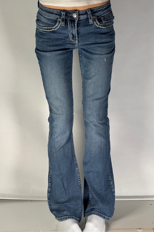 Lågmidjade jeans stl: XXS