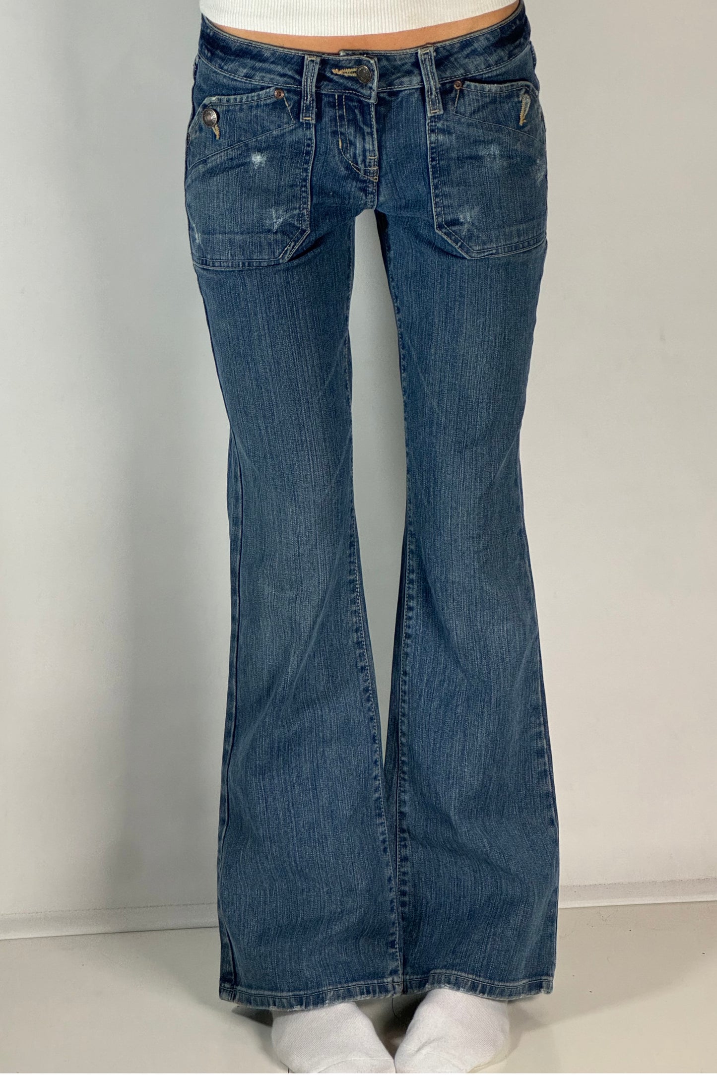 Lågmidjade jeans stl: XS